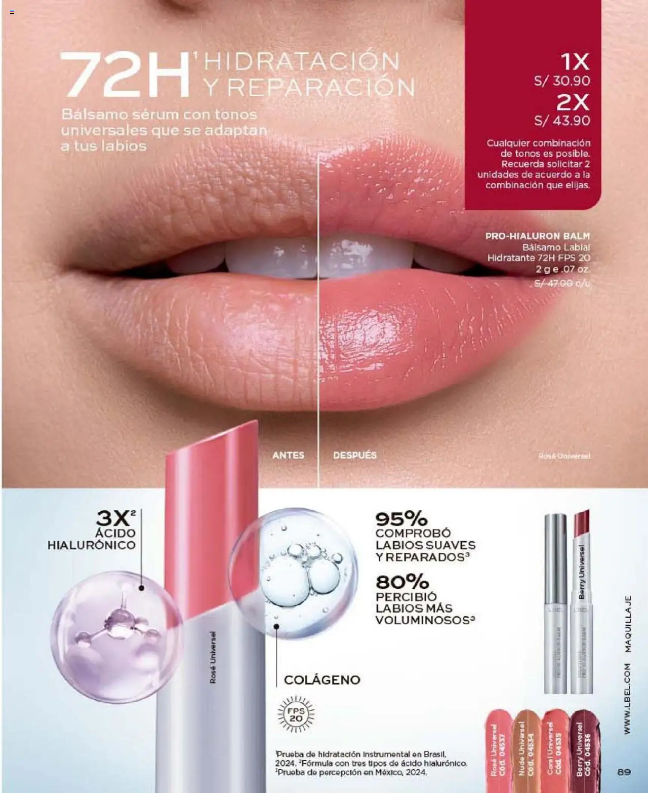 Catálogo L'Bel válido desde 24.10.2025 | Página: 89 | Productos: Maquillaje