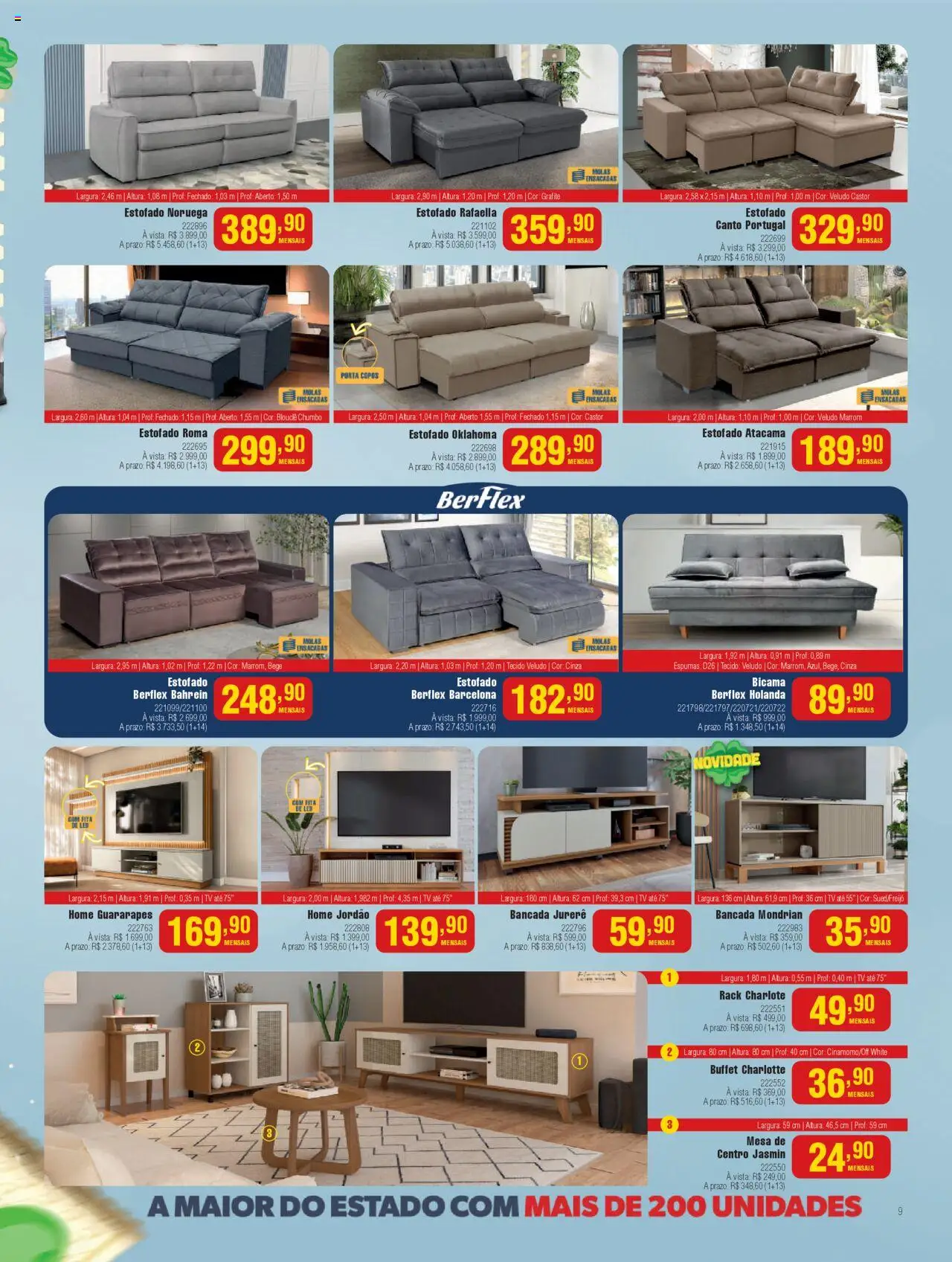 Berlanda Folheto - válido de 01.09.2025 | Página: 9 | Produtos: Fita, Tecido, Rack, Copos