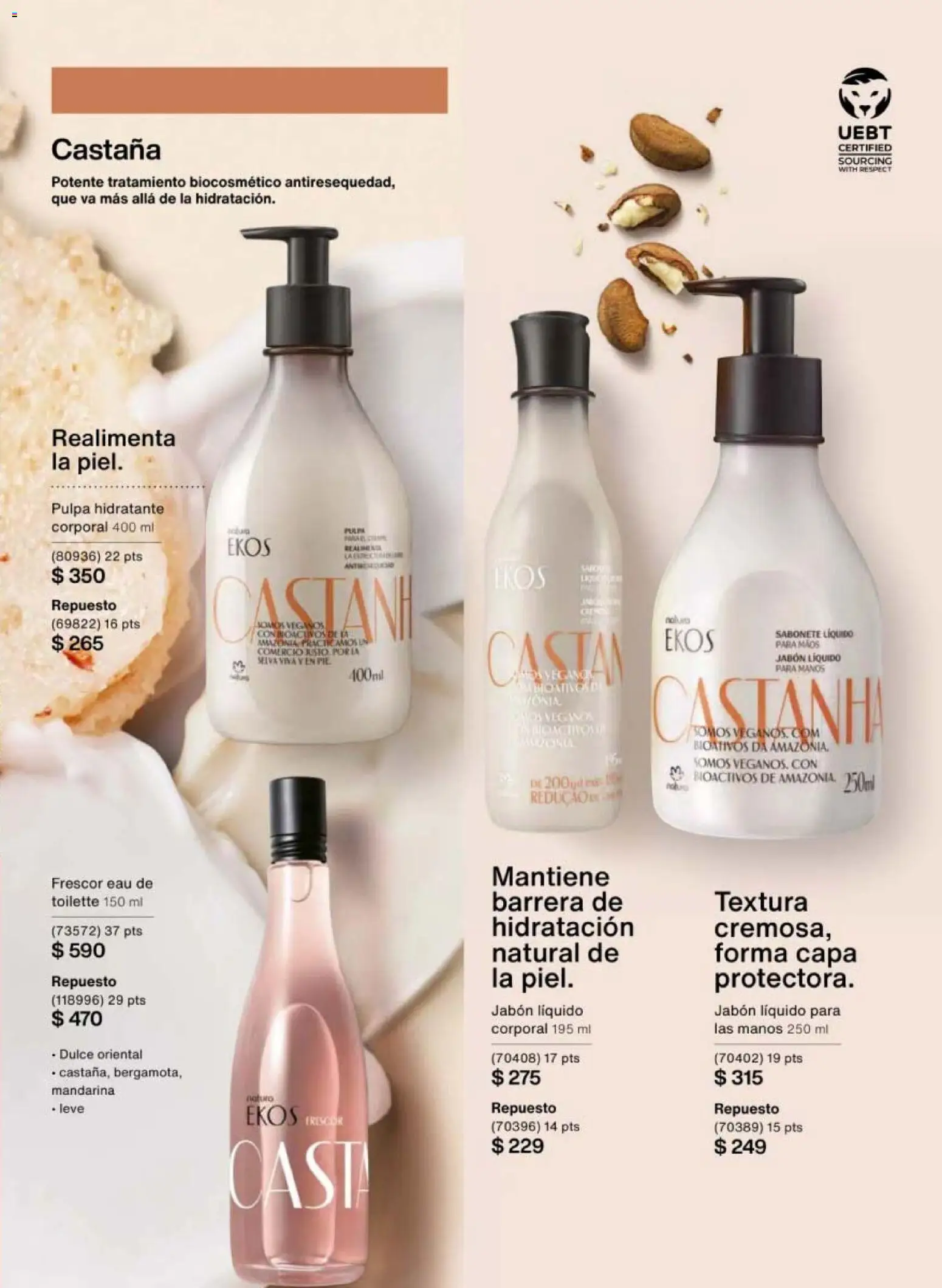 Nuevas ofertas de Natura válidas en toda la República Mexicana desde el 30.01.2026. ¡Encuentra las mejores ofertas en Natura campaña 3 2026! | Página: 119 | Productos: Jabón líquido, Jabón