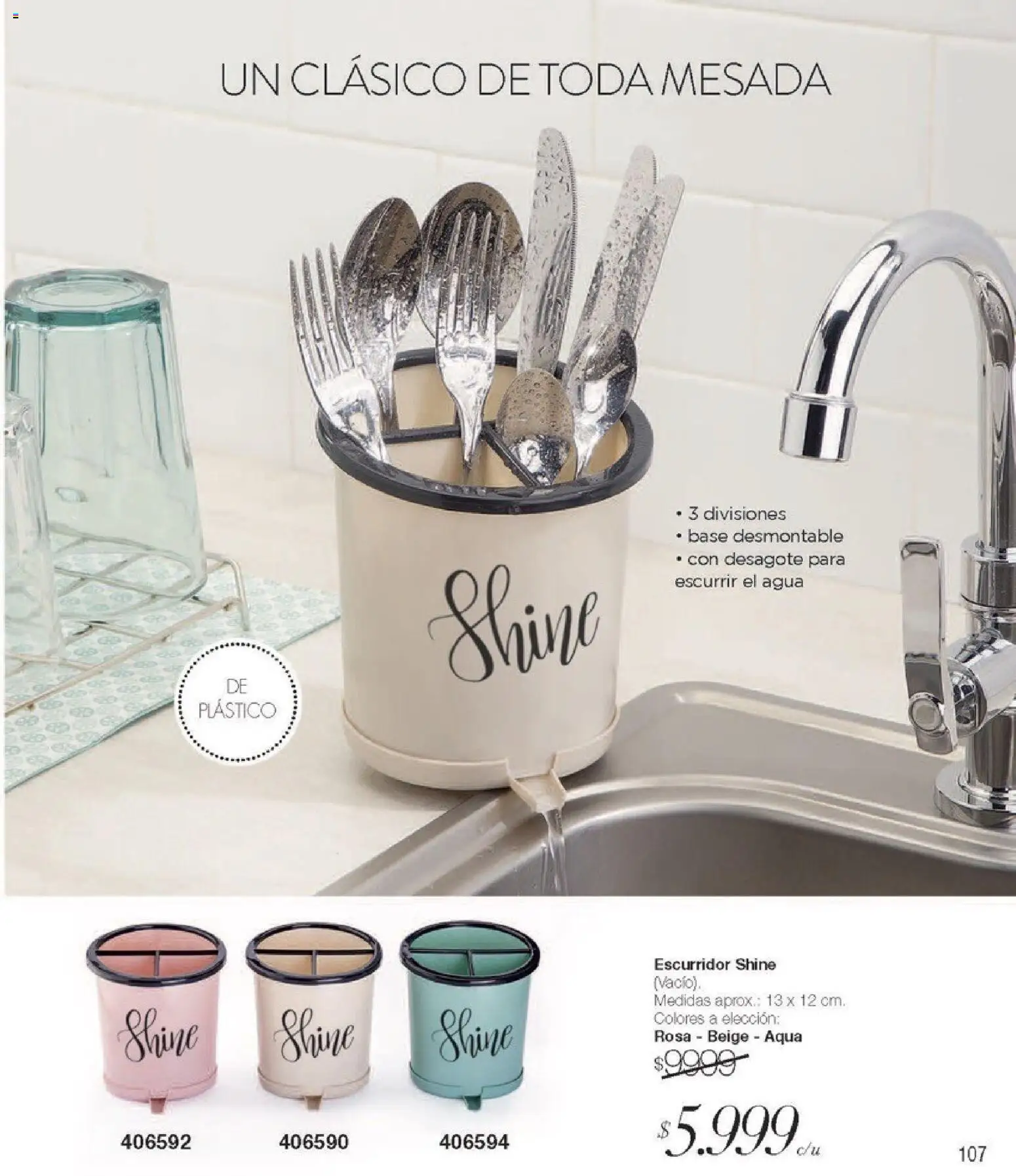 Violetta - Violetta Cosméticos │ válido desde el 05.02.2026 | Página: 107 | Productos: Mesada, Agua, Escurridor