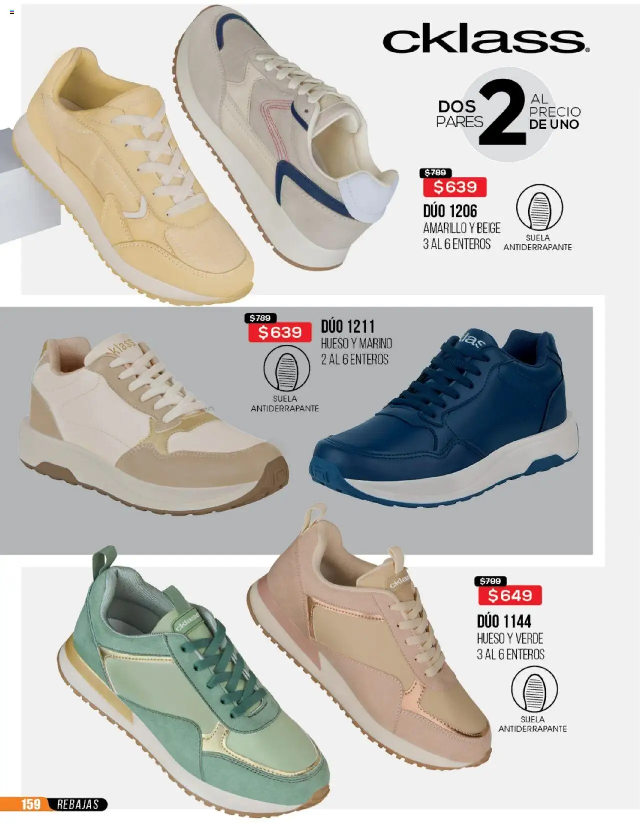 Nuevas ofertas de Cklass válidas en toda la República Mexicana desde el 23.06.2025. ¡Encuentra las mejores ofertas en Cklass catálogo Rebajas Sobre Calzado! | Página: 160