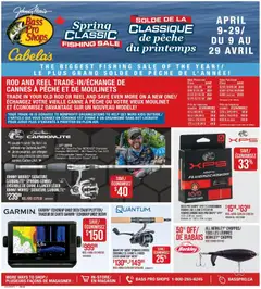 Preview of Cabelas weekly flyer / circulaire from shop Cabelas valid from 09.04.2026