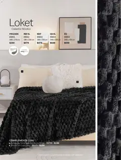 Vista previa de Vianney catálogo Tu hogar, nuestra pasión, nuevo folleto de la tienda, válido en México a partir del 06.03.2026 | Página: 136 | Productos: Cobertor, Funda, Funda de almohada, Almohada