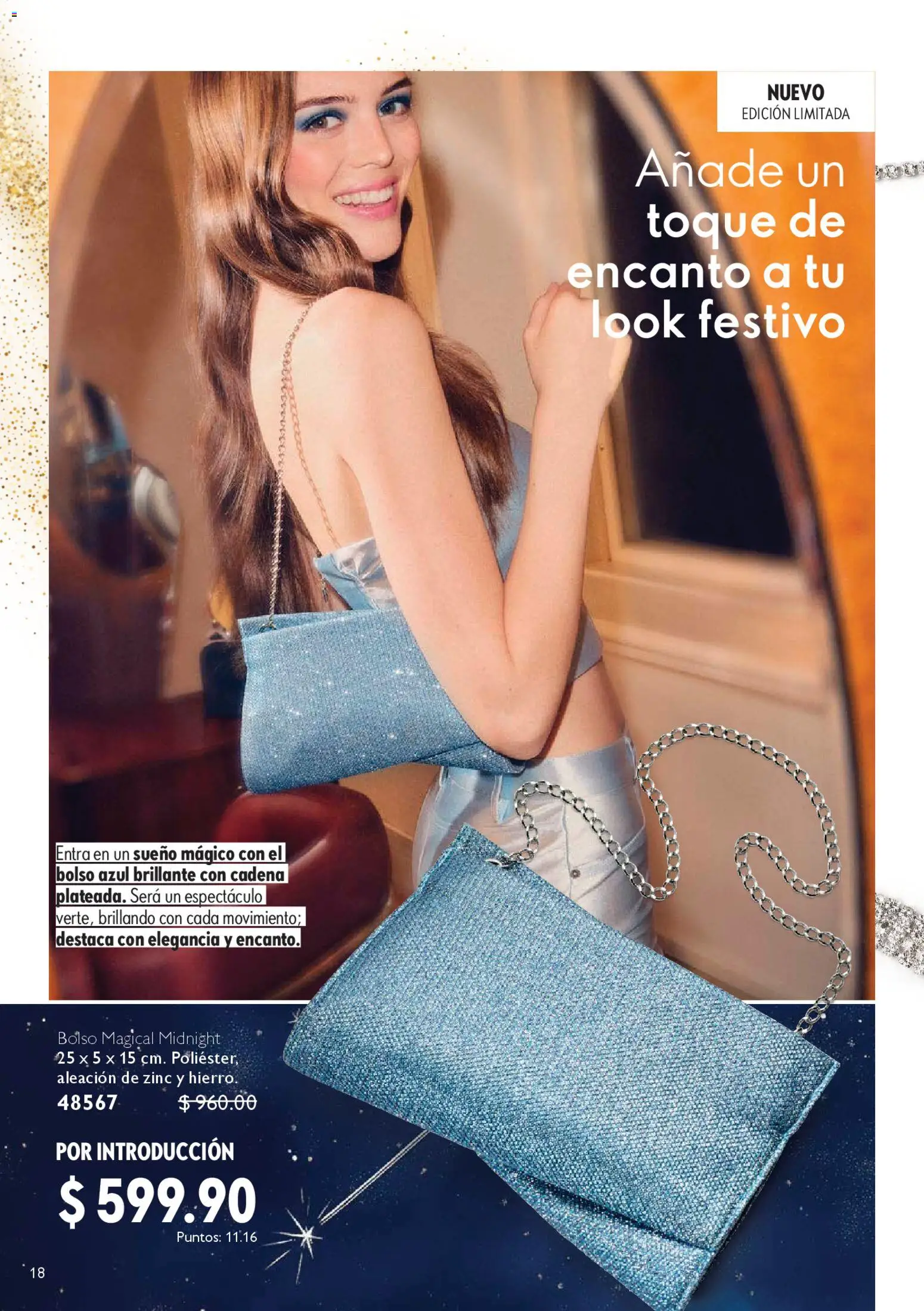 Nuevas ofertas de Oriflame válidas en toda la República Mexicana desde el 22.11.2025. ¡Encuentra las mejores ofertas en Oriflame Black Friday! | Página: 18 | Productos: Bolso, Cadena