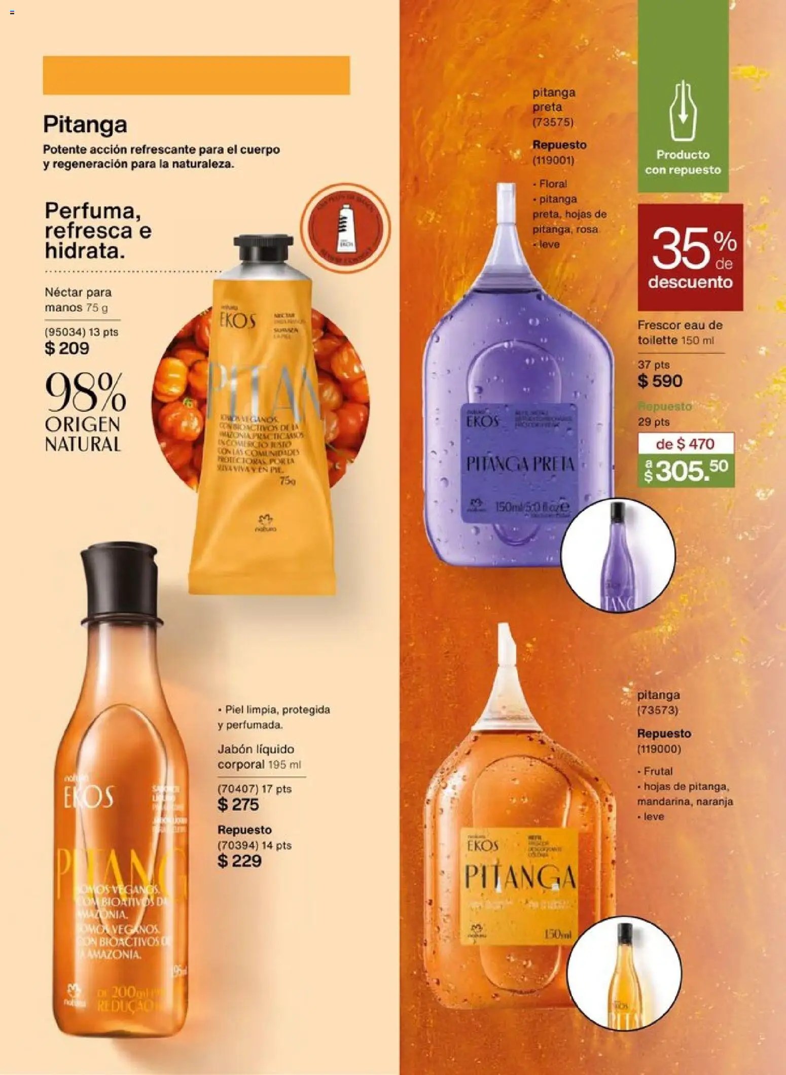 Nuevas ofertas de Natura válidas en toda la República Mexicana desde el 20.12.2025. ¡Encuentra las mejores ofertas en Natura campaña 1 2026! | Página: 116 | Productos: Jabón líquido, Jabón