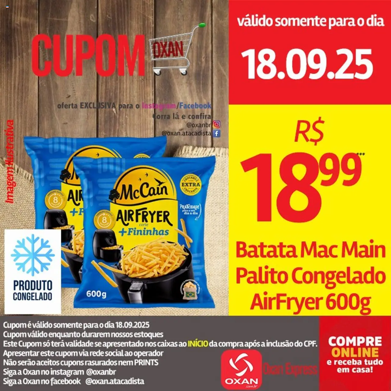 Oxan Atacadista Folheto - válido de 18.09.2025 | Página: 8 | Produtos: Batata