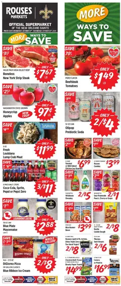 Preview of Rouses weekly ads valid from 22.10.2025