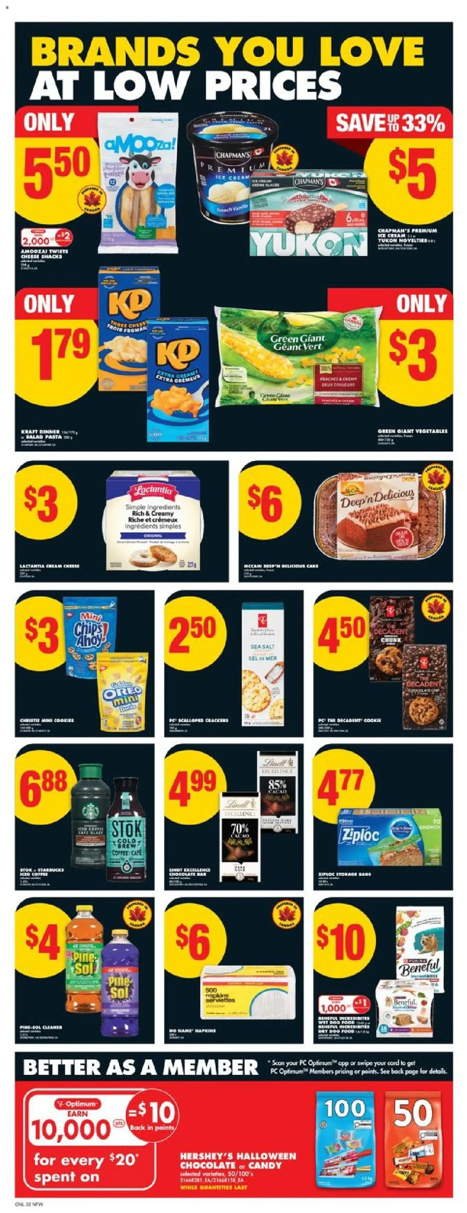 No Frills flyer valid from 23.10.2025 | Page: 7 | Products: Chips, PC, Coffee, Chocolate