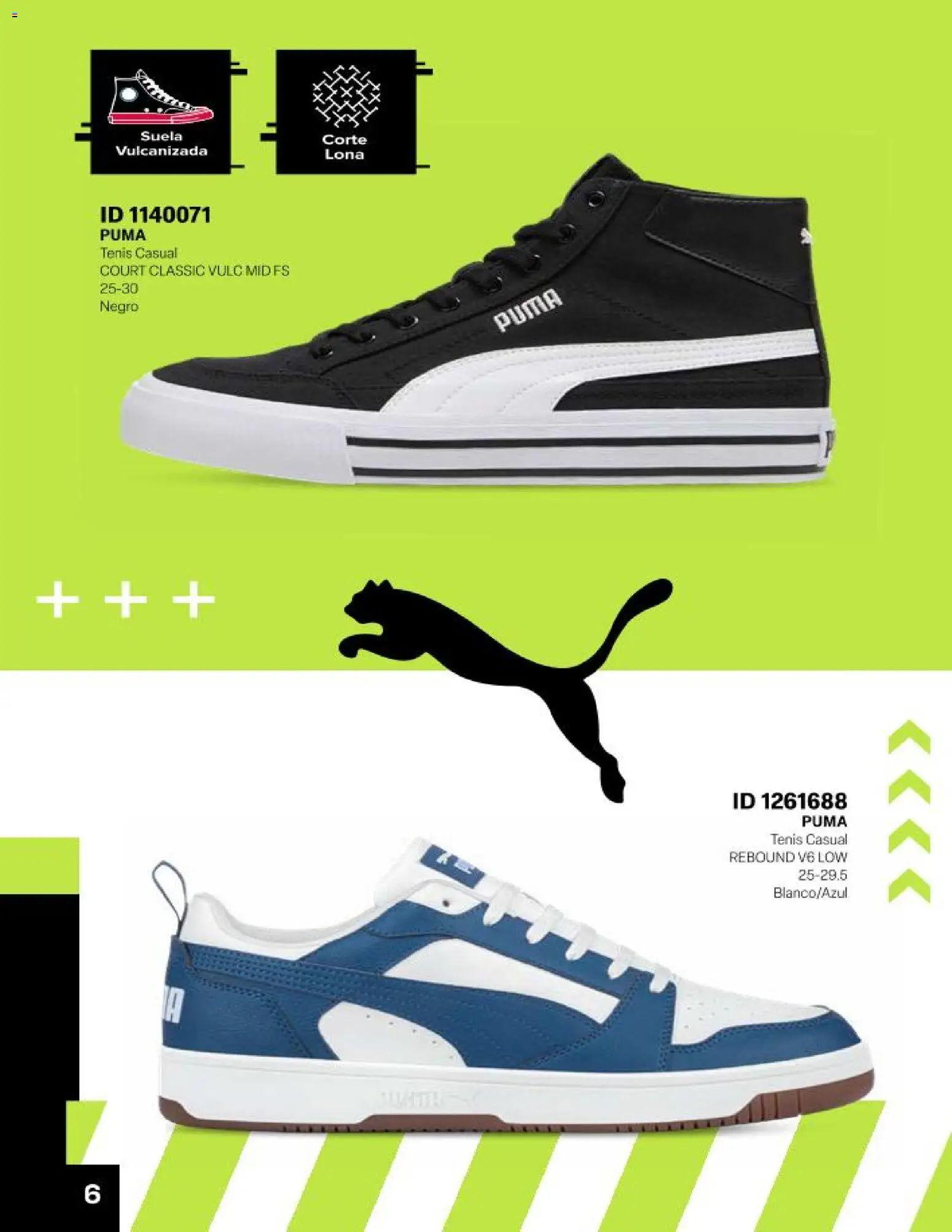 Nuevas ofertas de Price Shoes válidas en toda la República Mexicana desde el 26.11.2025. ¡Encuentra las mejores ofertas en Price Shoes catálogo Puma! | Página: 6 | Productos: Tenis, Lona