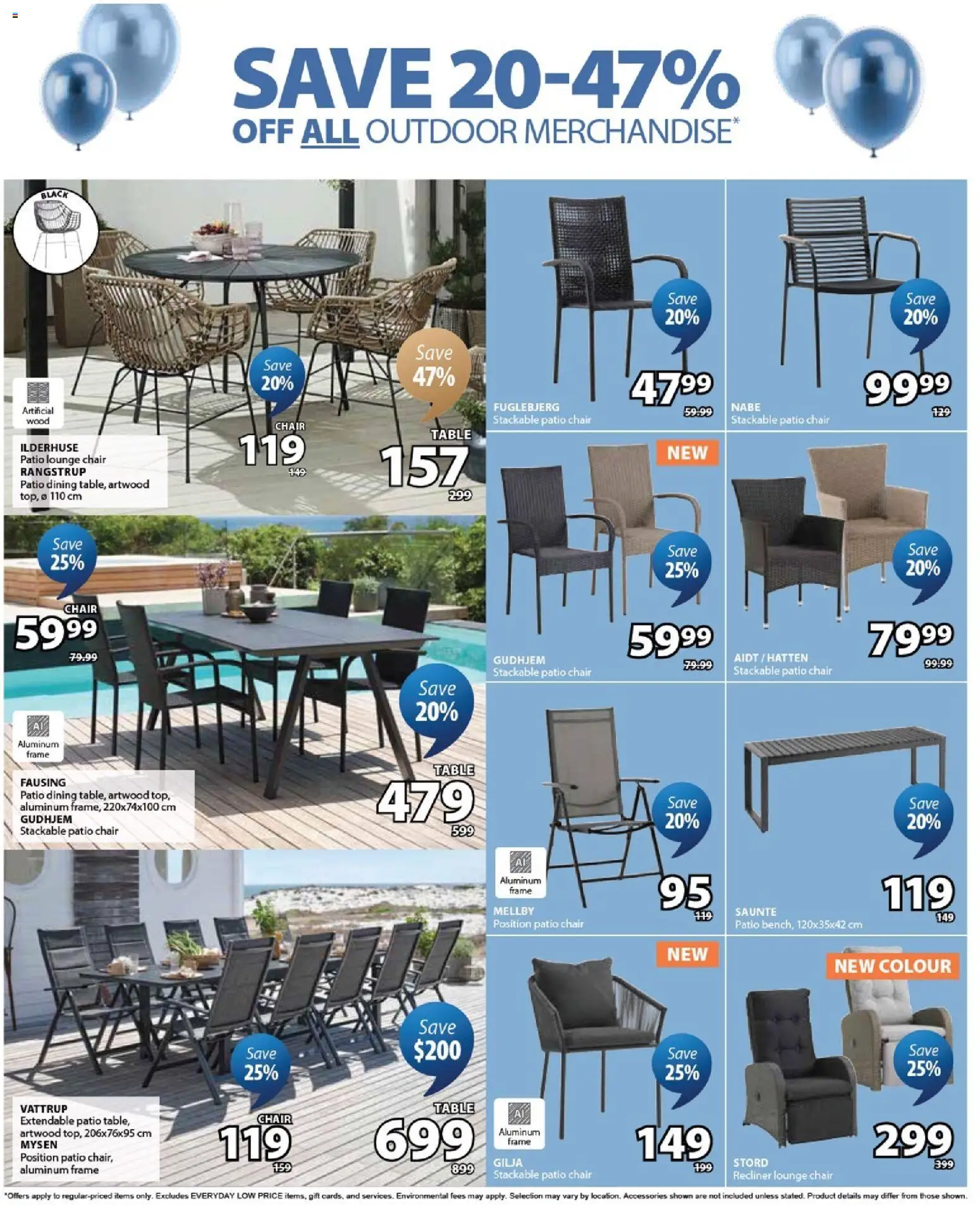 JYSK flyer valid from 09.04.2026 | Page: 5 | Products: Table, Chair