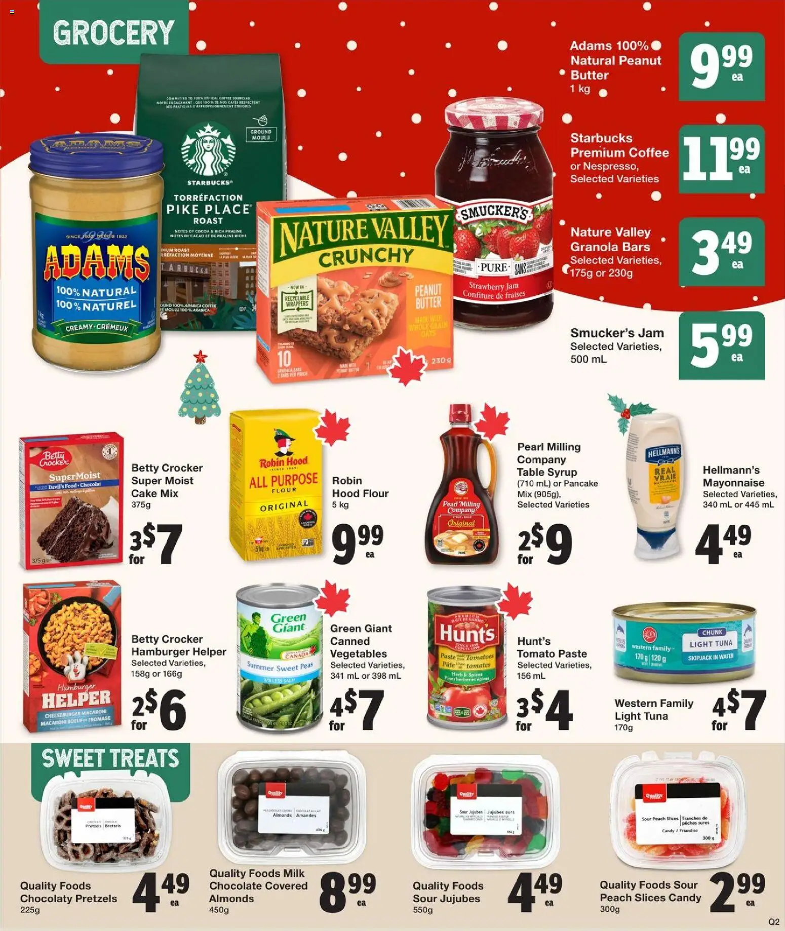 Quality Foods flyer valid from 20.11.2025 | Page: 11 | Products: Table, Butter, Chocolate, Tomatoes