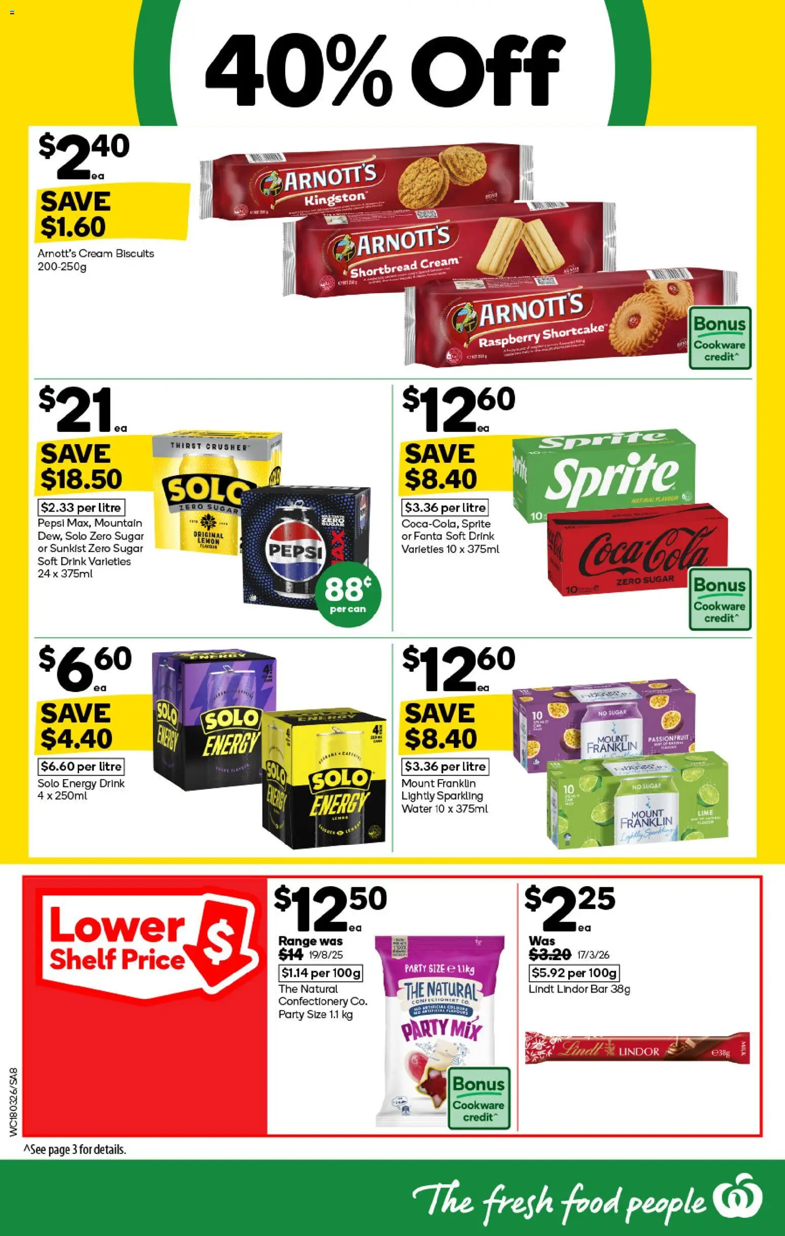 Woolworths catalogue - valid from 18.03.2026 | Page: 8 | Products: Shelf, Milk, Cookware, Cream
