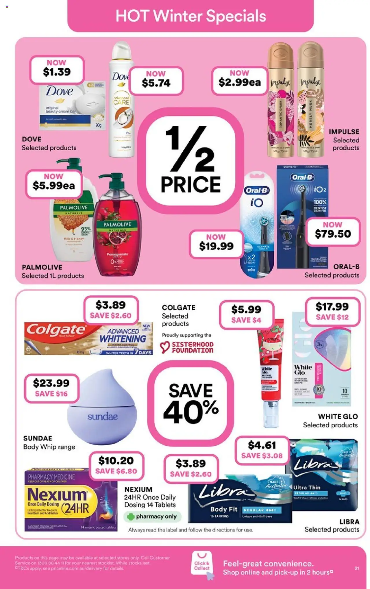 Priceline Pharmacy catalogue - valid from 02.07.2025 | Page: 31 | Products: Milk, Pomegranate, Cream, Tampons