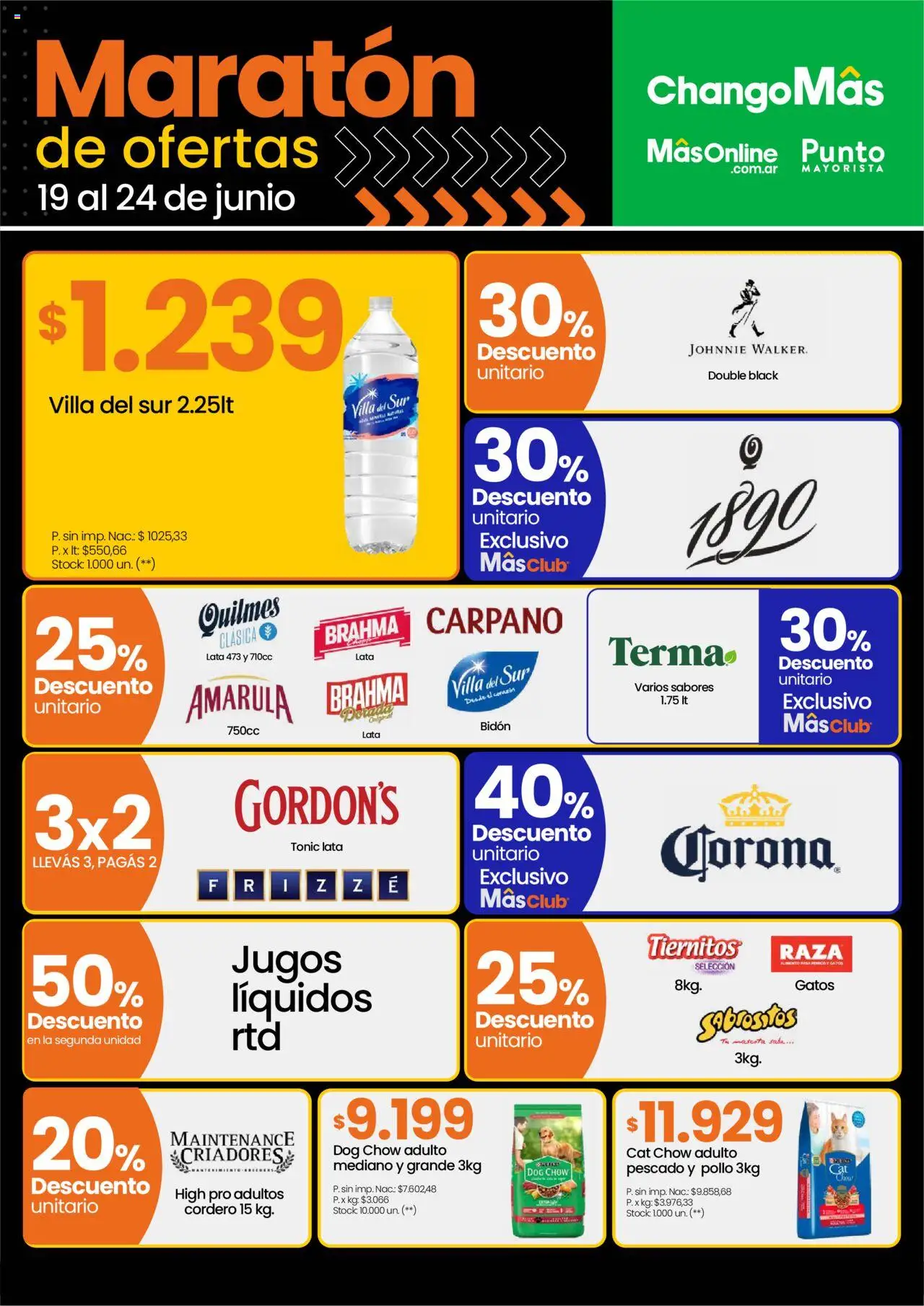 Changomas ofertas │ válido desde el 19.06.2025 | Página: 13 | Productos: Pollo, Bidón, Pescado