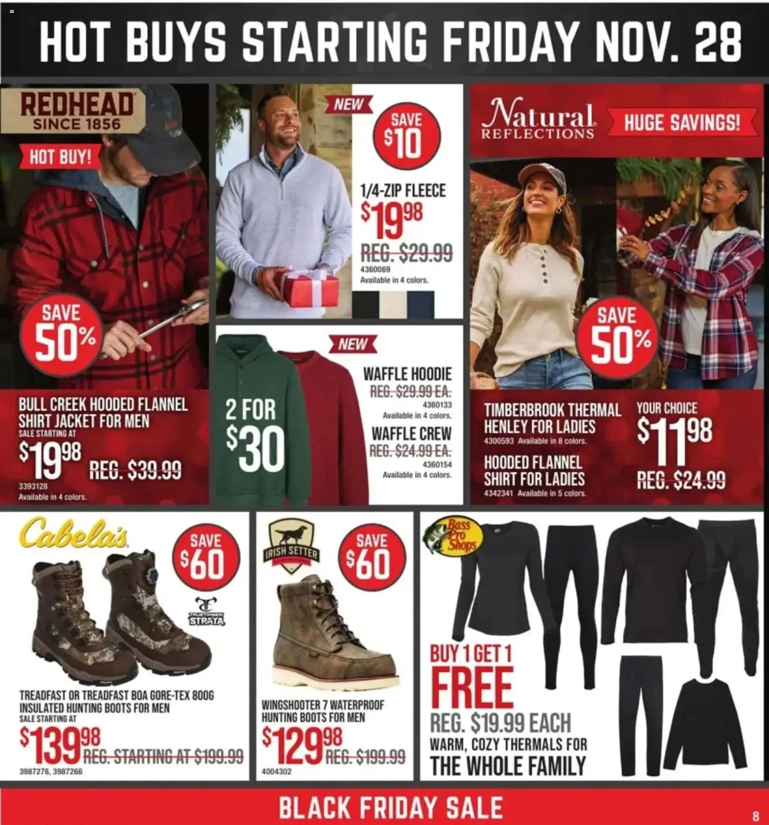 Cabela's Black Friday - valid from 24.11.2025 | Page: 7 | Products: Shirt, Hoodie, Jacket, Boots