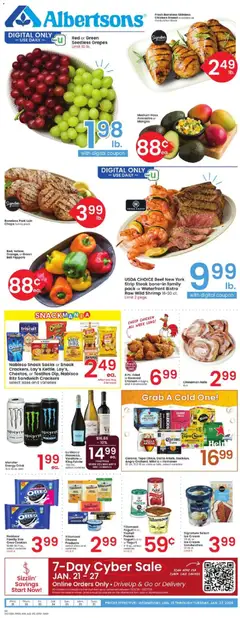 Preview of Albertsons weekly ads valid from 21.01.2026