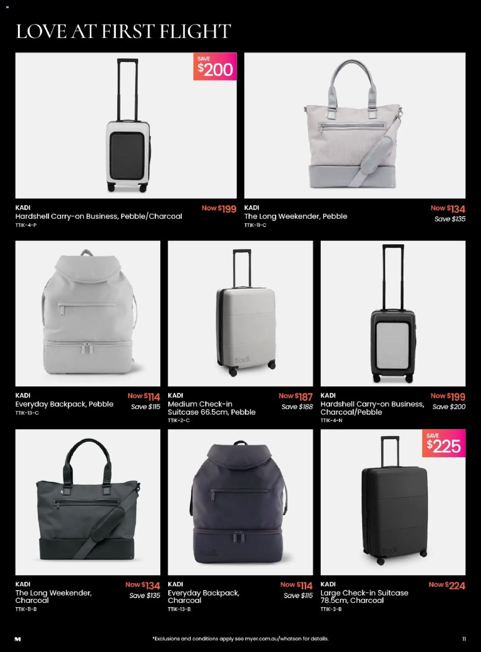 Myer catalogue - valid from 17.11.2025 | Page: 11 | Products: Suitcase