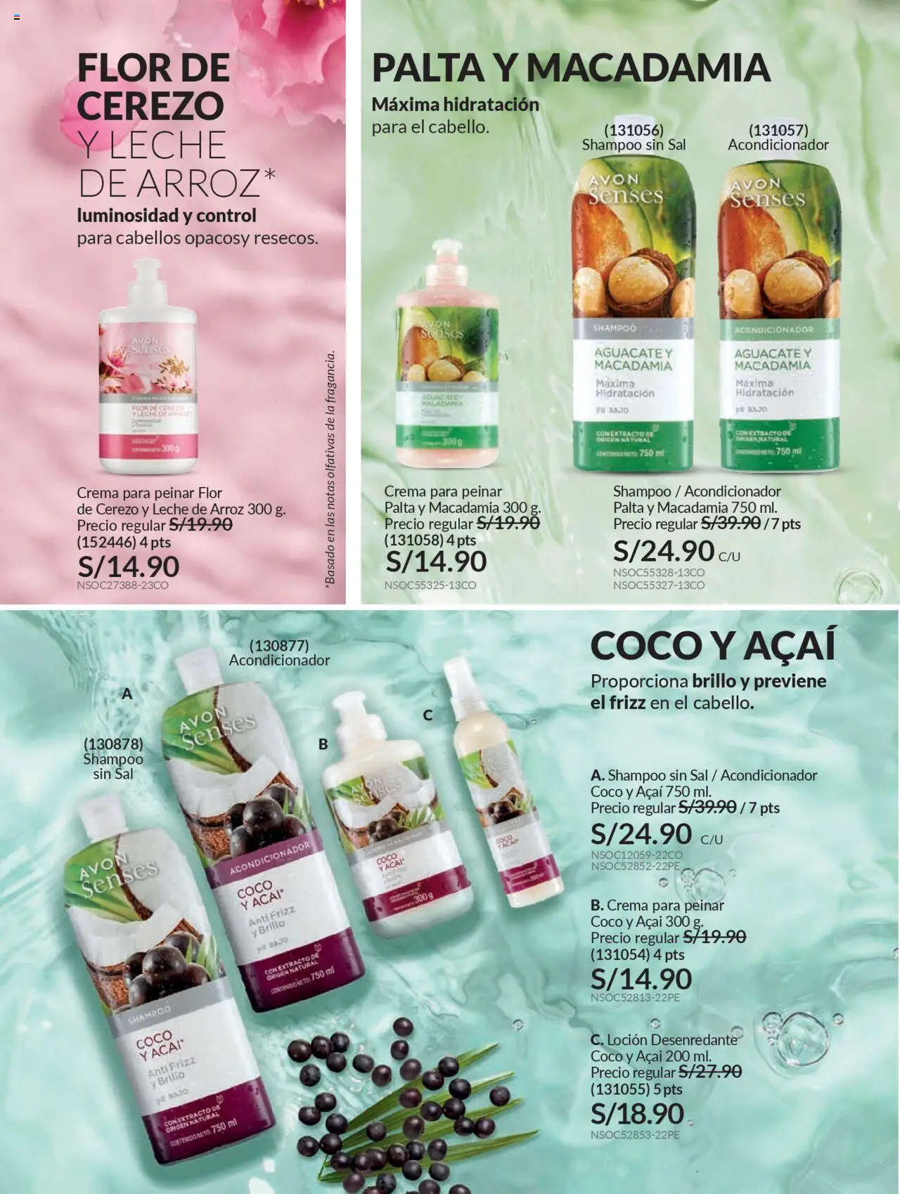 Catálogo Avon válido desde 11.08.2025 | Página: 161 | Productos: Shampoo, Acondicionador, Leche, Crema