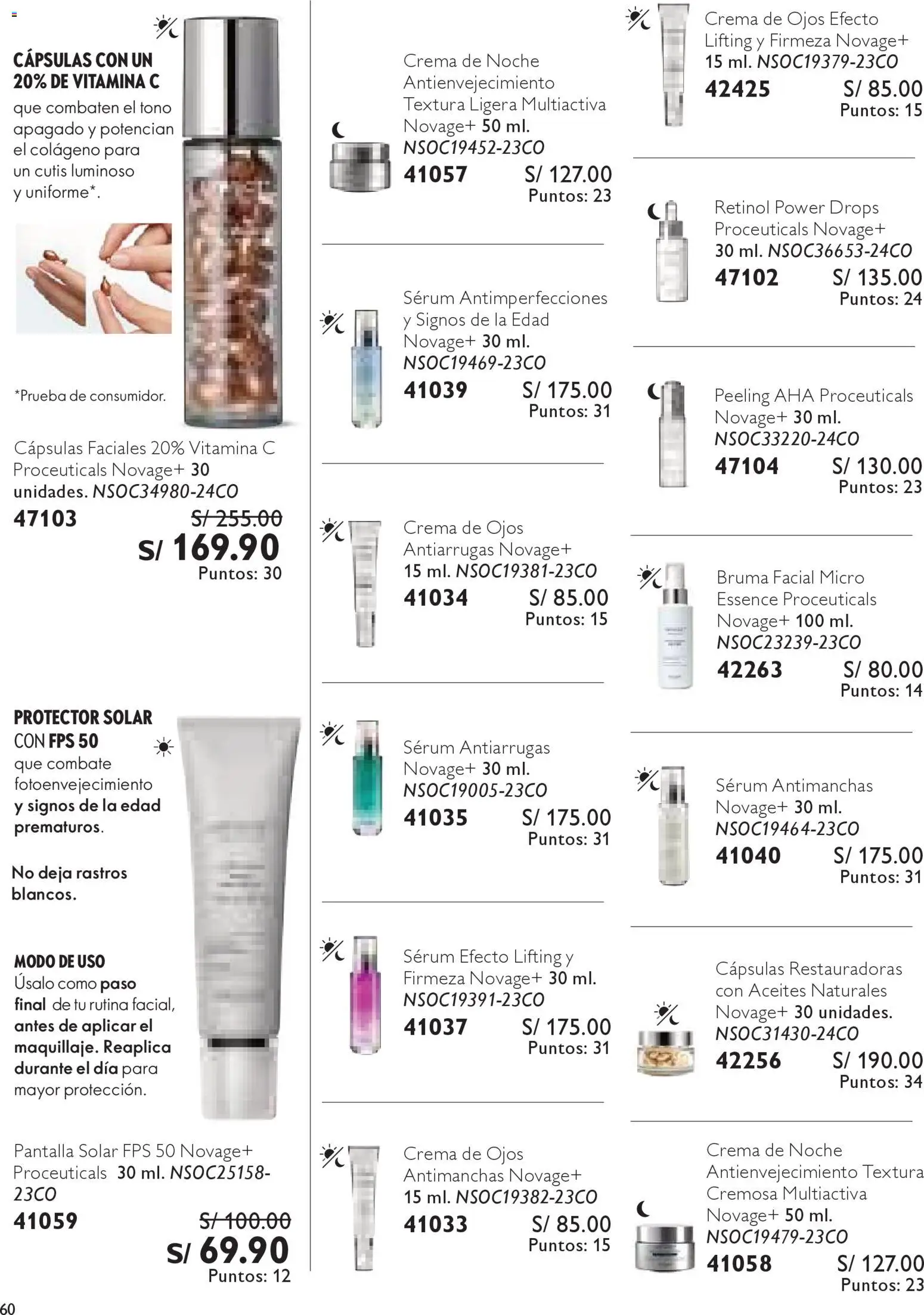 Catálogo Oriflame válido desde 15.11.2025 | Página: 60 | Productos: Protector solar, Crema