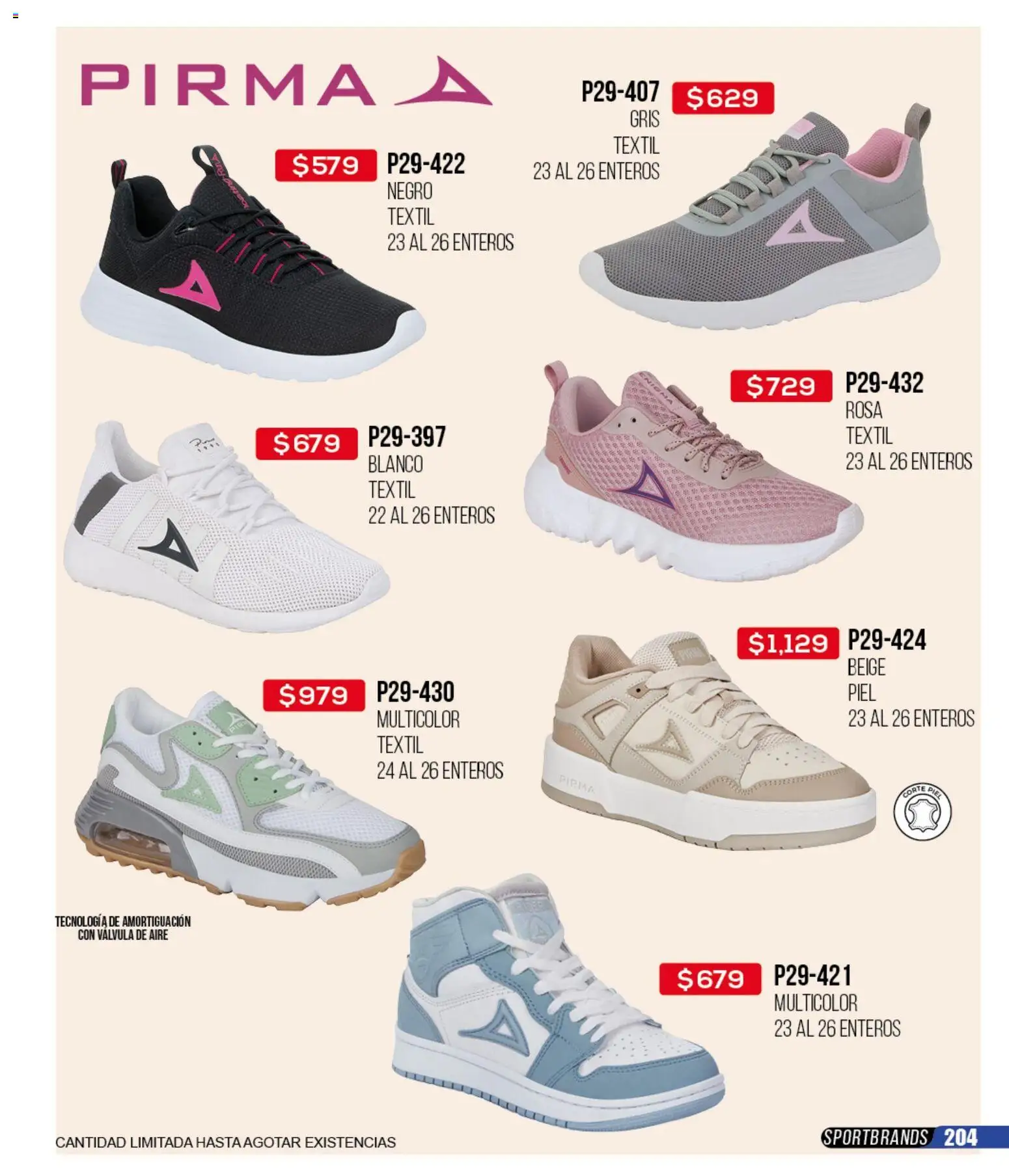 Nuevas ofertas de Cklass válidas en toda la República Mexicana desde el 12.01.2026. ¡Encuentra las mejores ofertas en Cklass catálogo Mega Ofertas Calzado! | Página: 205 | Productos: Válvula