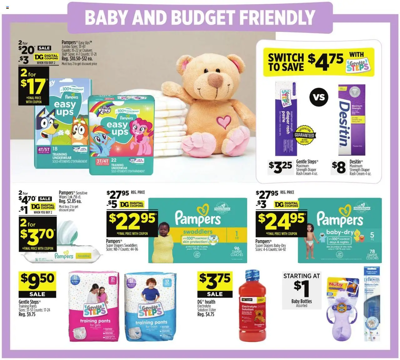 Dollar General Weekly Ad - valid from 17.08.2025 | Page: 13 | Products: Zinc, Cream, Pants, Switch