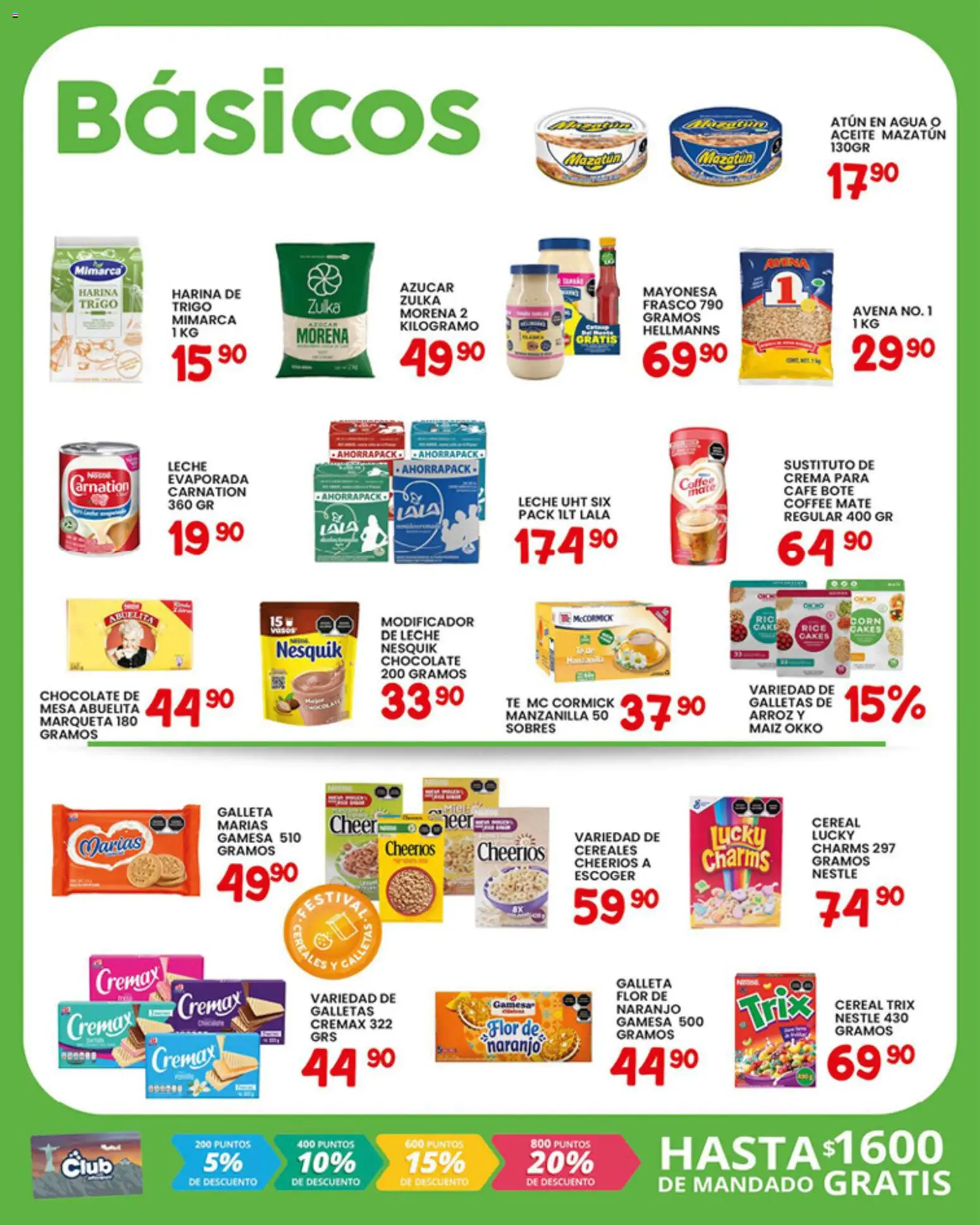 Nuevas ofertas de Alsuper válidas en toda la República Mexicana desde el 23.01.2026. ¡Encuentra las mejores ofertas en Alsuper folleto Laguna! | Página: 2 | Productos: Crema, Café, Cereales, Té