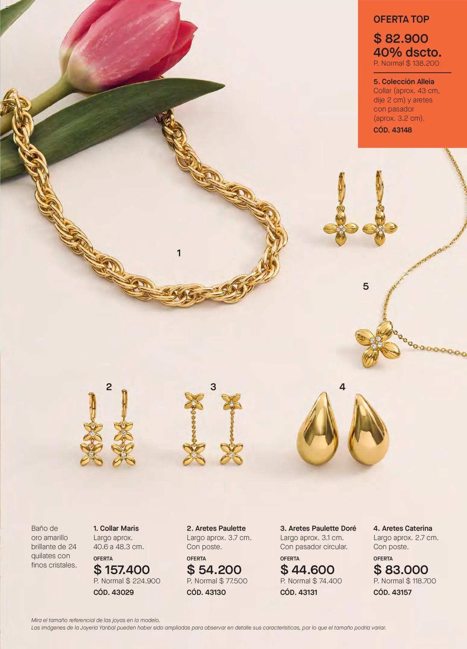 Yanbal revista - valida desde el 31.01.2026 | Página: 33 | Productos: Aretes, Top, Collar, Dije