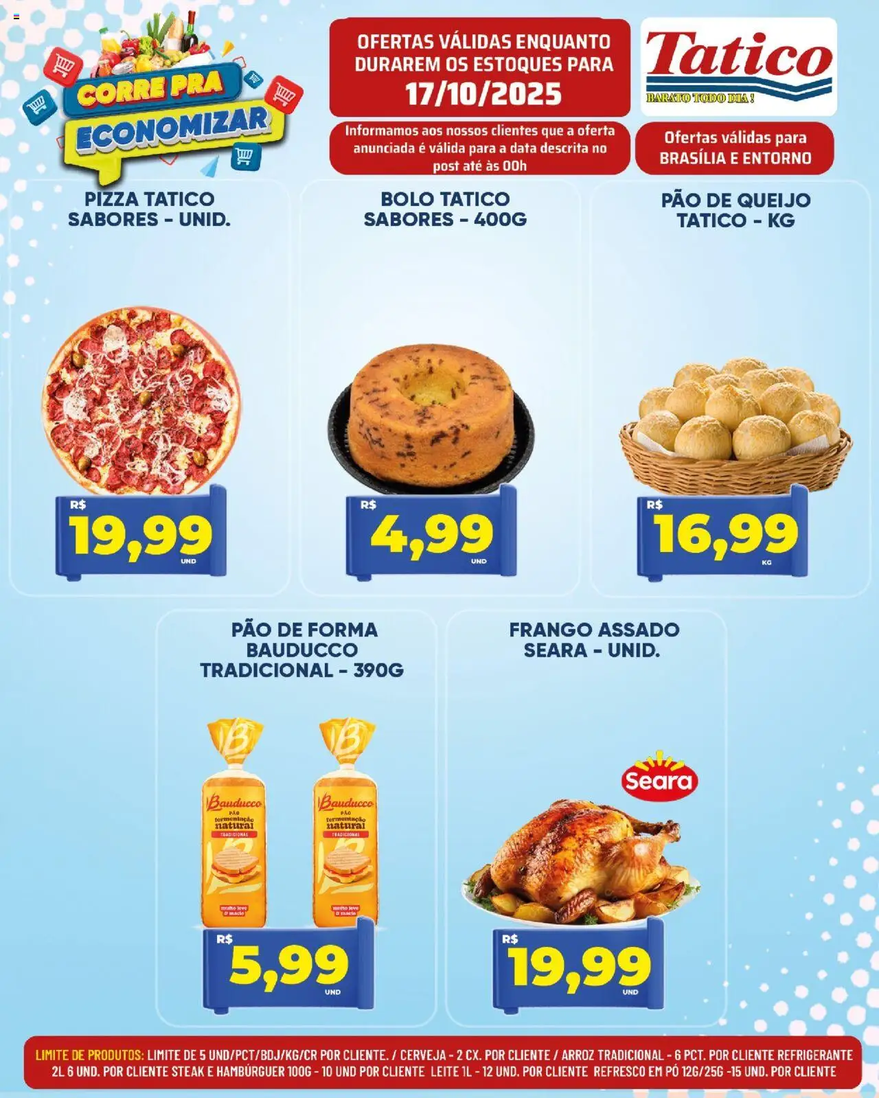 Tatico Folheto - válido de 18.10.2025 | Página: 31 | Produtos: Queijo, Arroz, Hambúrguer, Pão de queijo