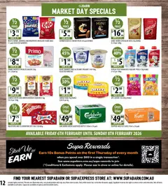 Preview of Supabarn  Catalogue  - valid from 04.02.2026 | Page: 12 | Products: Box, Chocolate, Rice, Cream