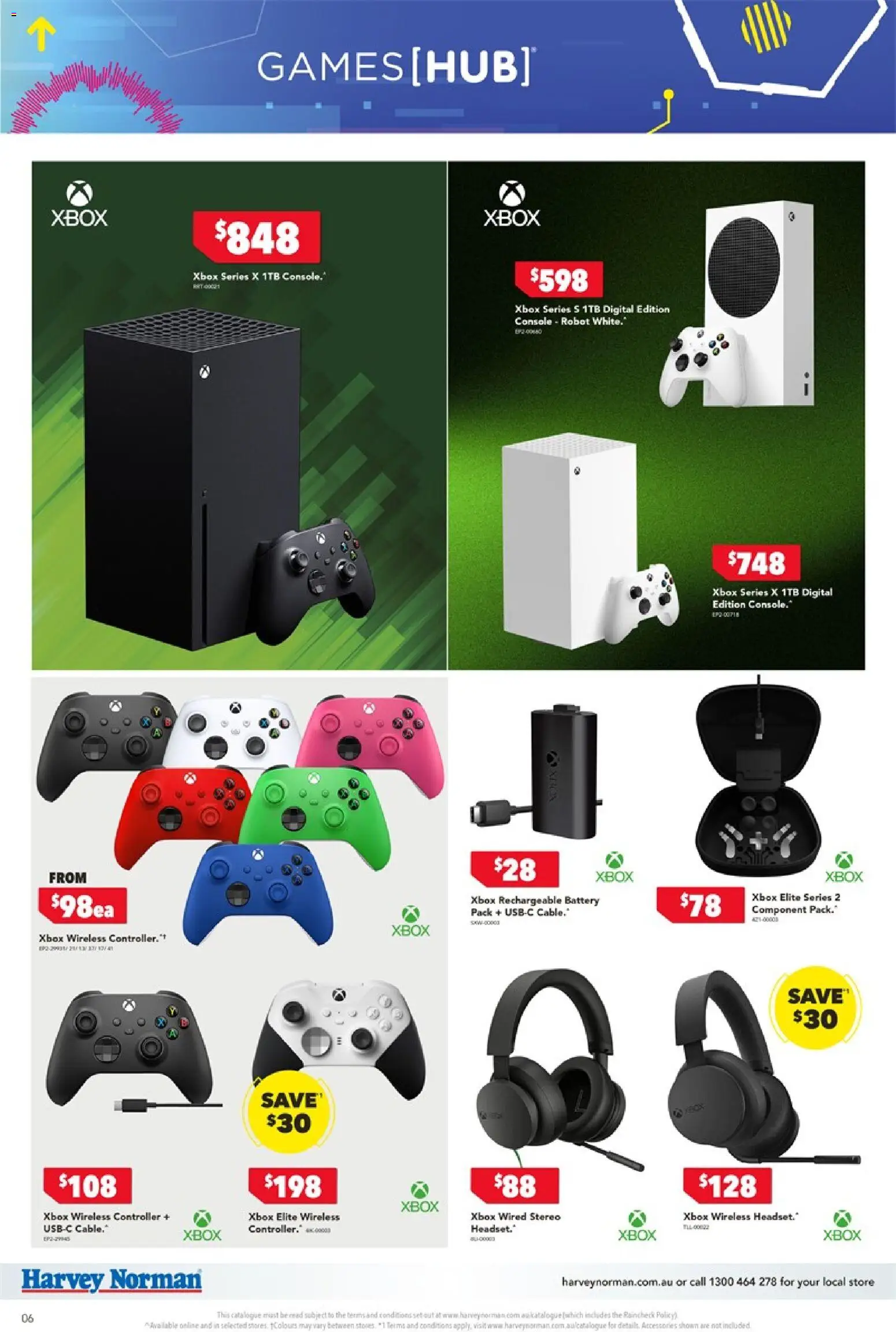 Harvey Norman catalogue - valid from 09.04.2026 | Page: 6 | Products: Accessories, Digital, Cable, Xbox