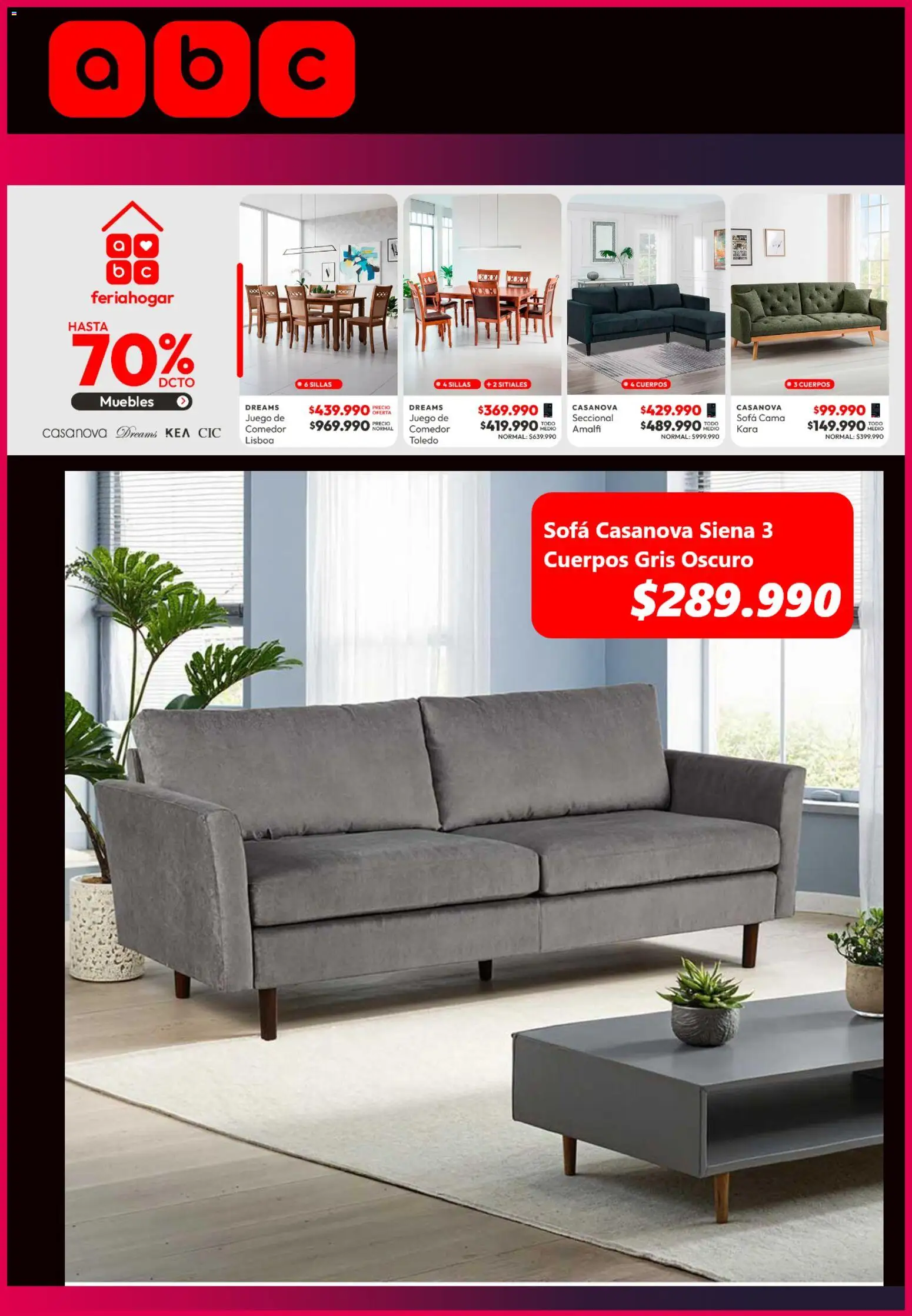 ABC Ofertas  │ válido desde el 09.04.2026 | Página: 5 | Productos: Cama, Sofá