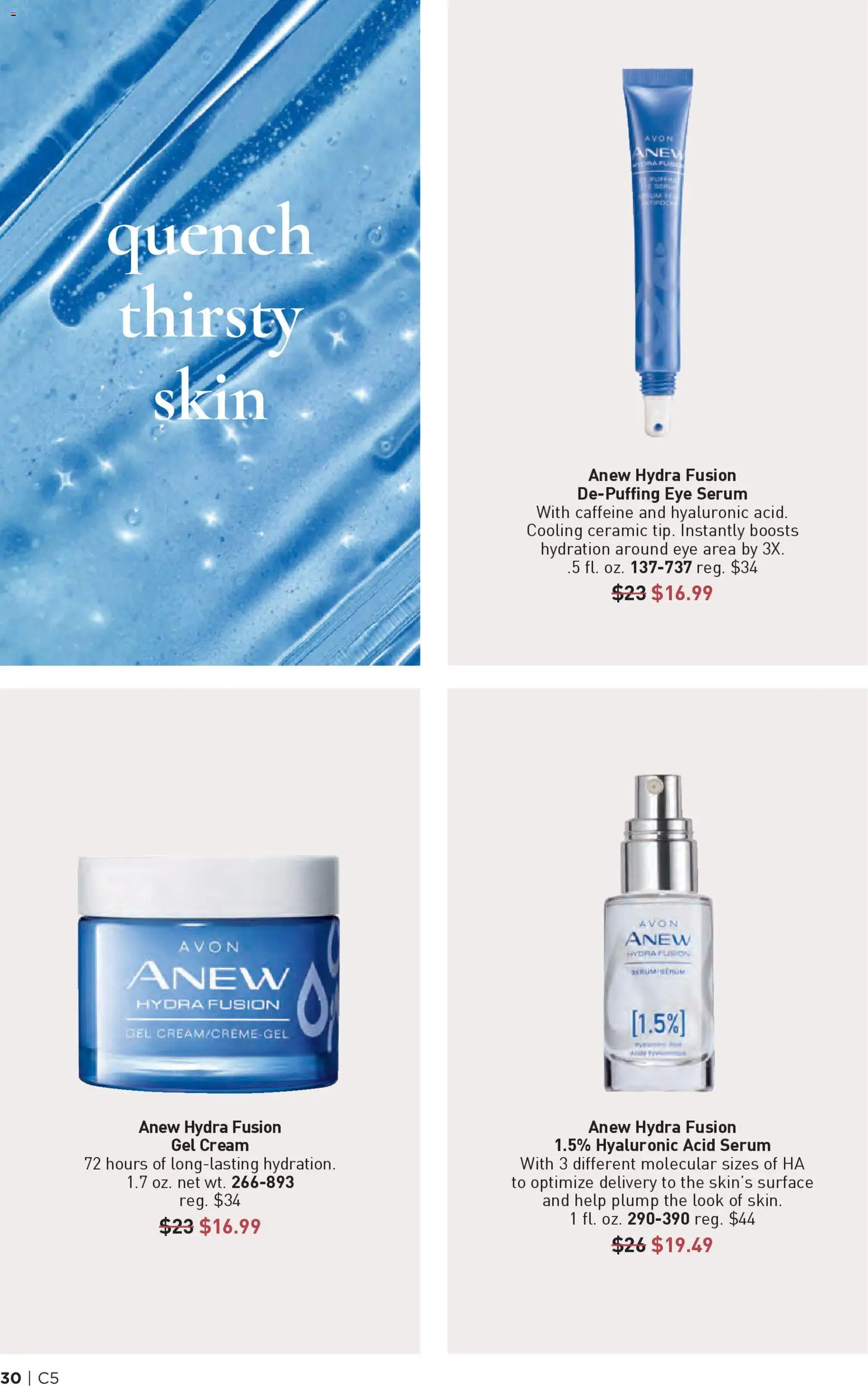 Avon Brochure - valid from 25.02.2026 | Page: 30 | Products: Fusion, Eye Serum, Cream