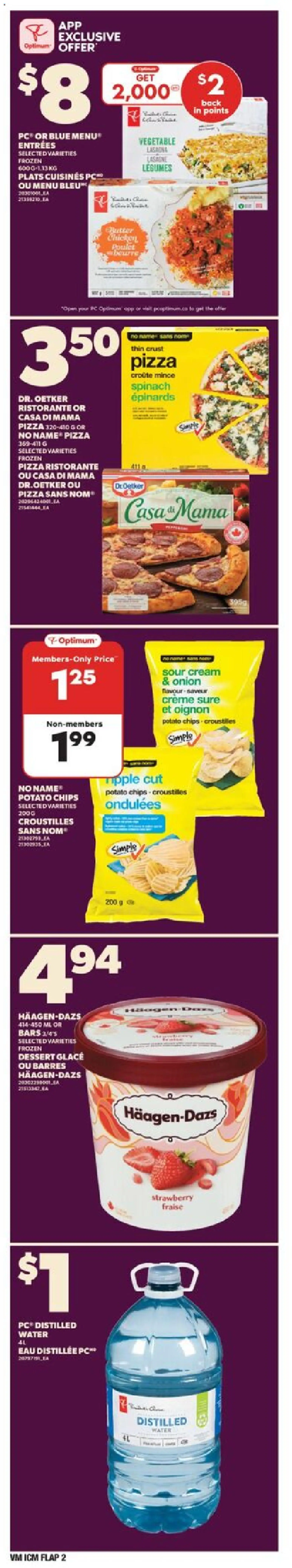 Valu Mart flyer valid from 23.10.2025 | Page: 2 | Products: Chips, Cream, PC, Pizza