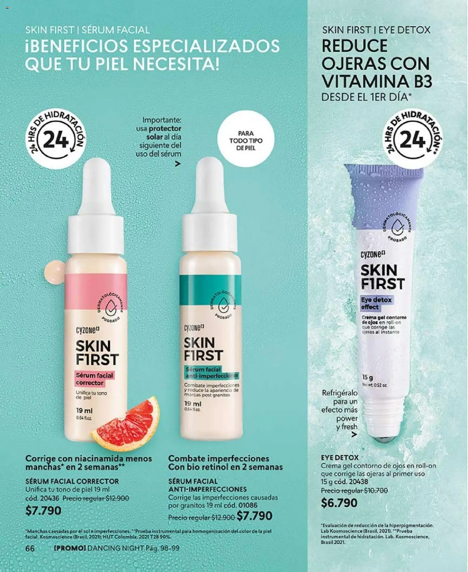 Catálogo CyZone Campaña 4 │ válido desde el 15.02.2026 | Página: 66 | Productos: Contorno, Protector solar, Corrector, Contorno de ojos