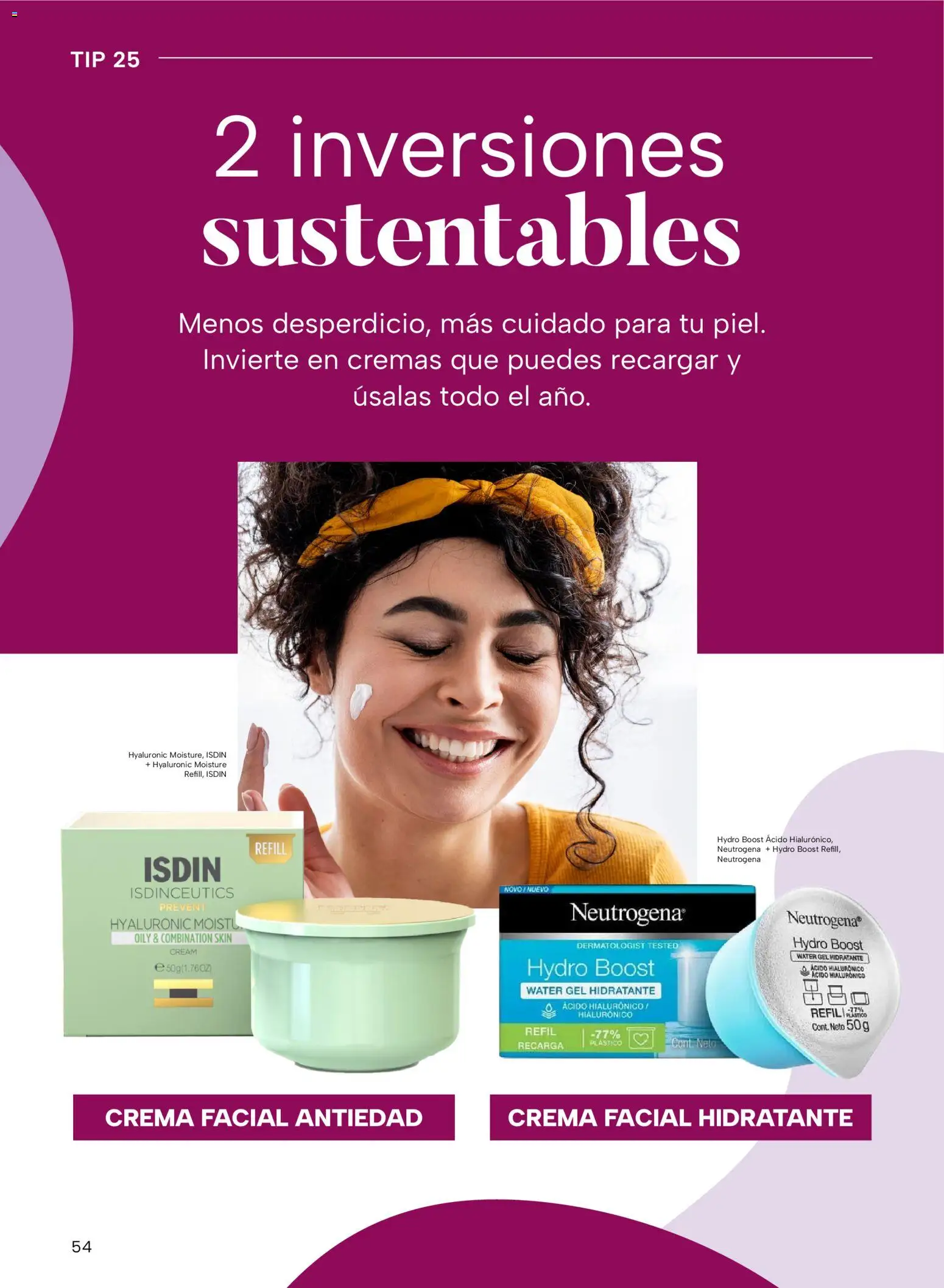 Nuevas ofertas de Chedraui válidas en toda la República Mexicana desde el 24.10.2025. ¡Encuentra las mejores ofertas en Chedraui folleto Vive Bella! | Página: 54 | Productos: Crema