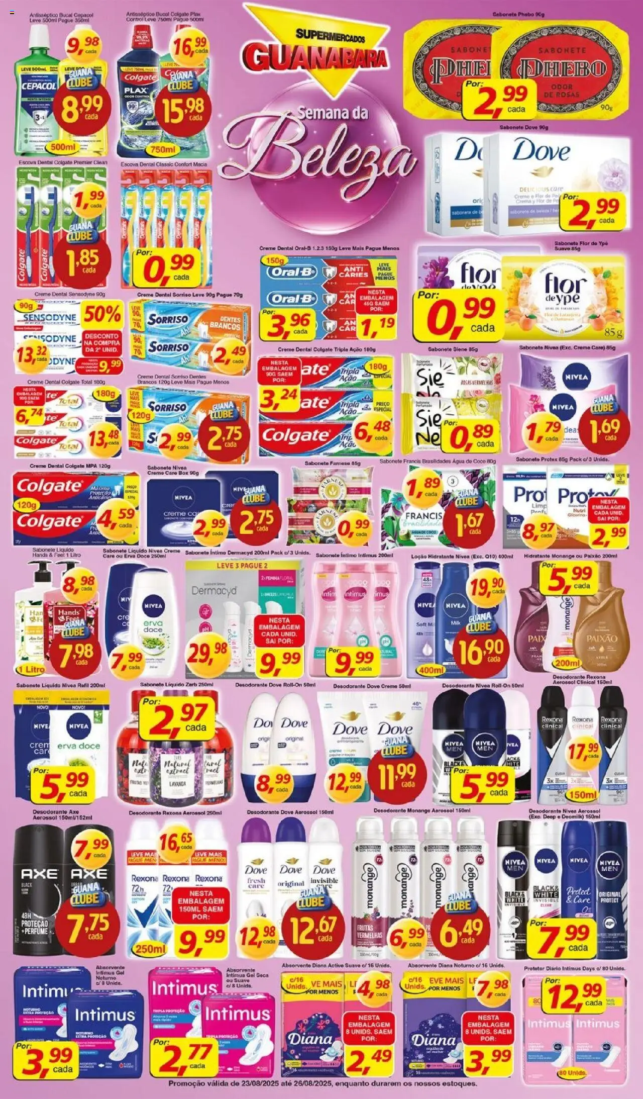 Supermercados Guanabara Folheto - válido de 23.08.2025 | Página: 5 | Produtos: Coco, Água de coco, Desodorante, Creme dental