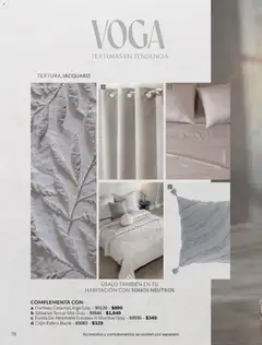 Vista previa de Vianney catálogo Tu hogar, nuestra pasión, nuevo folleto de la tienda, válido en México a partir del 06.03.2026 | Página: 80 | Productos: Funda, Funda de almohada, Almohada, Sabanas