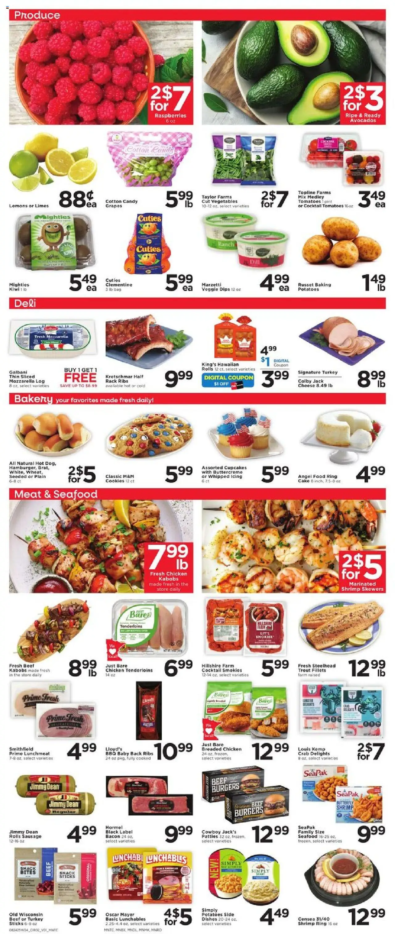 Cub Foods Weekly Ad - valid from 24.08.2025 | Page: 2 | Products: Cookies, Seafood, Sausage, Dill