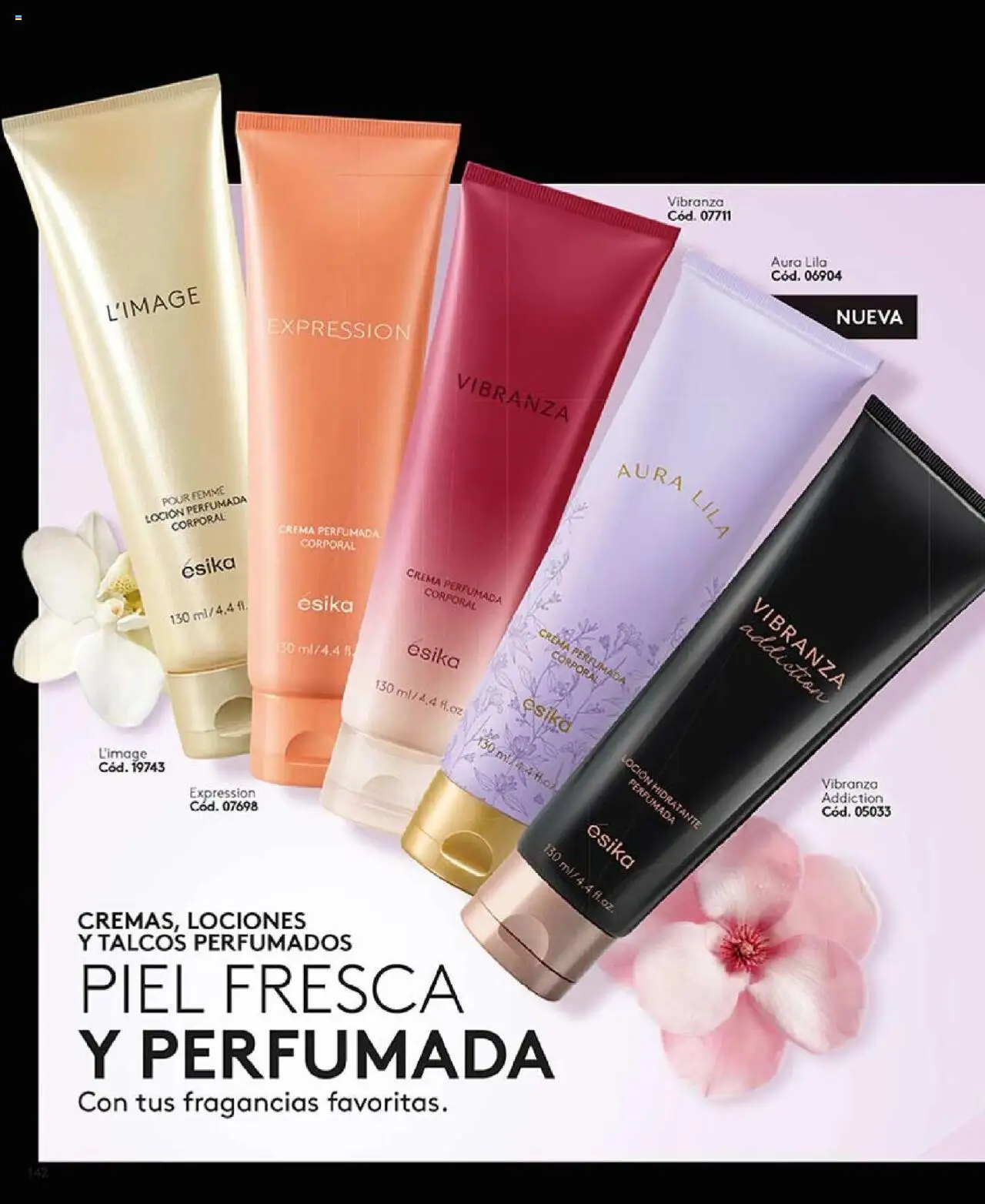 Ésika revista - valida desde el 29.07.2025 | Página: 142 | Productos: Crema, Loción