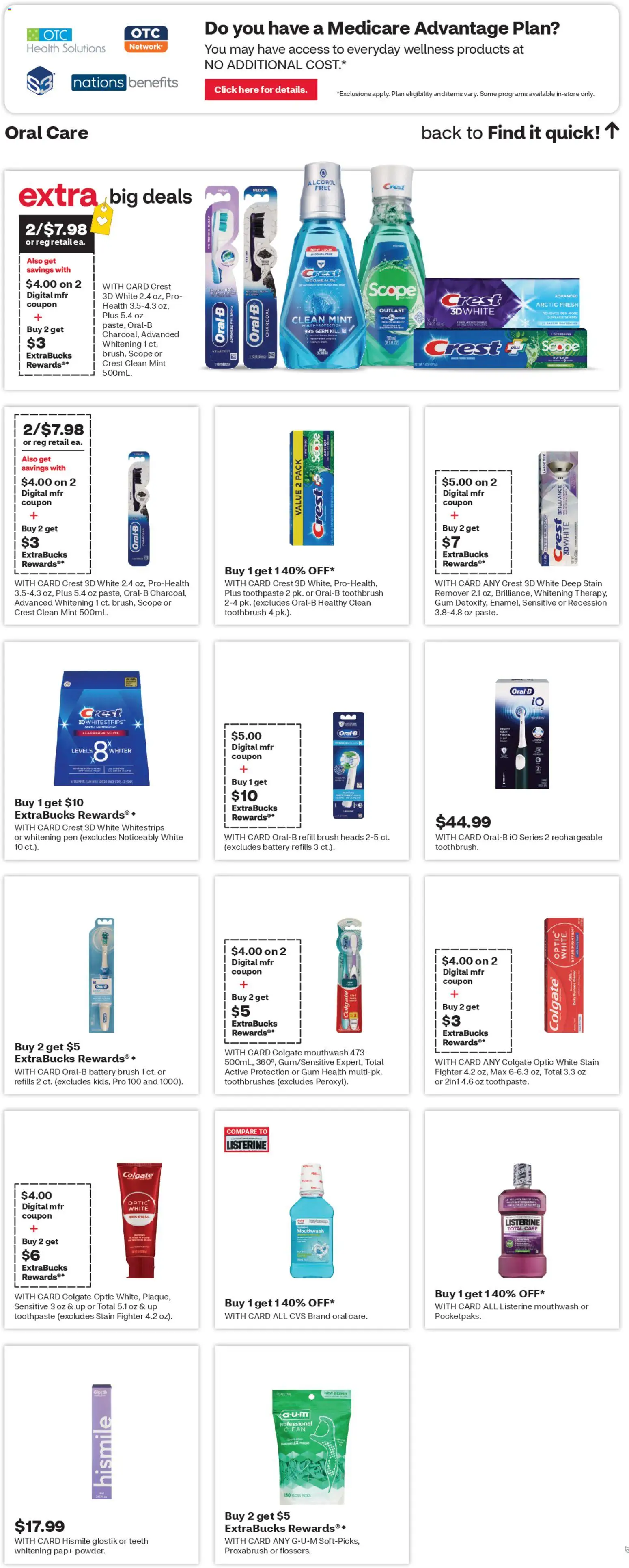 CVS Pharmacy Weekly Ad - WA - valid from 09.11.2025 | Page: 14 | Products: Battery, Brush, Toothpaste, Toothbrush