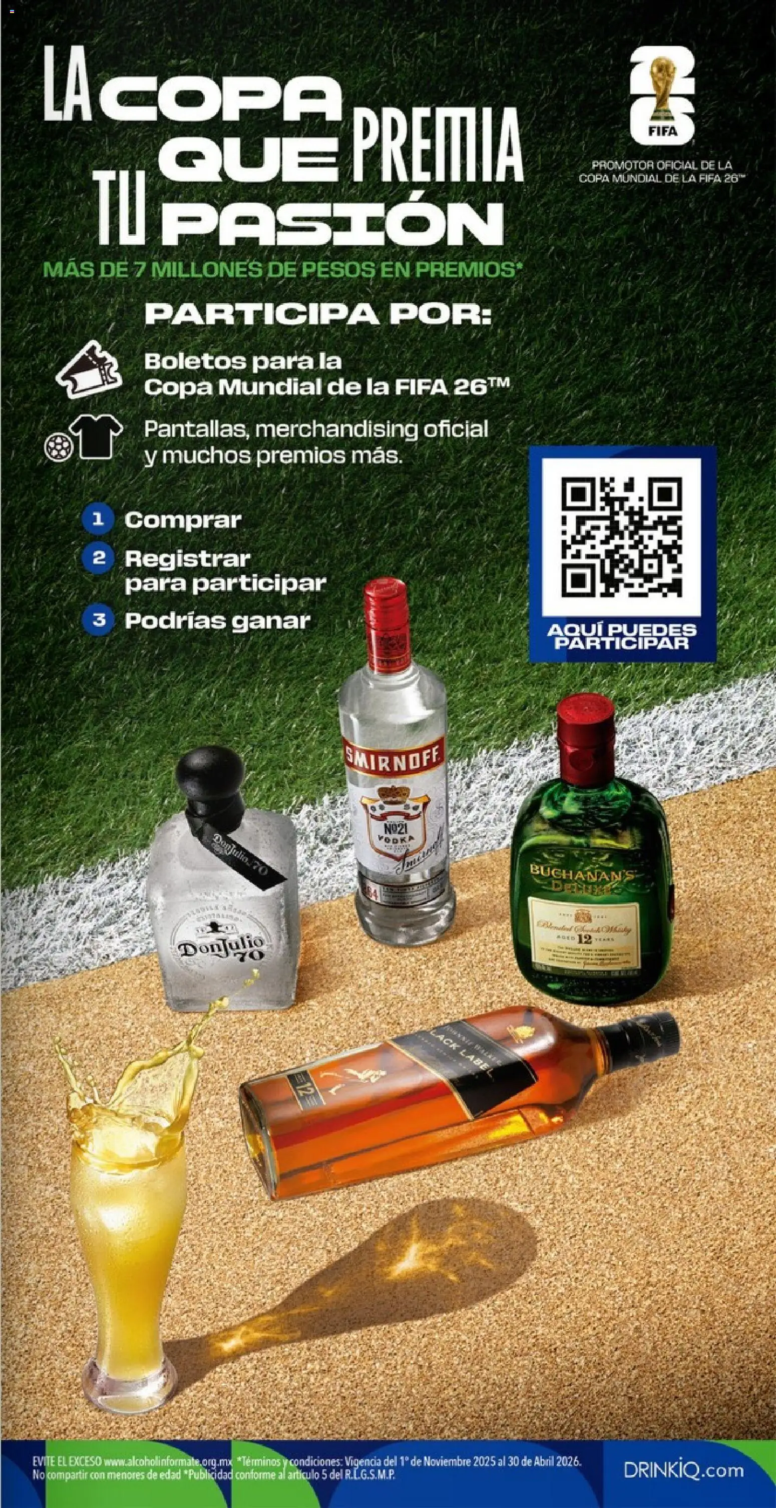 Nuevas ofertas de Costco válidas en toda la República Mexicana desde el 06.04.2026. ¡Encuentra las mejores ofertas en Costco catálogo! | Página: 25 | Productos: Tequila, Vodka, Whisky