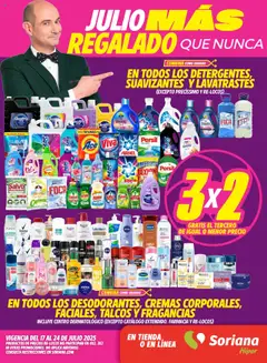 Vista previa de Soriana - Julio Regalado Híper Nacional, nuevo folleto de la tienda, válido en México a partir del 17.07.2025