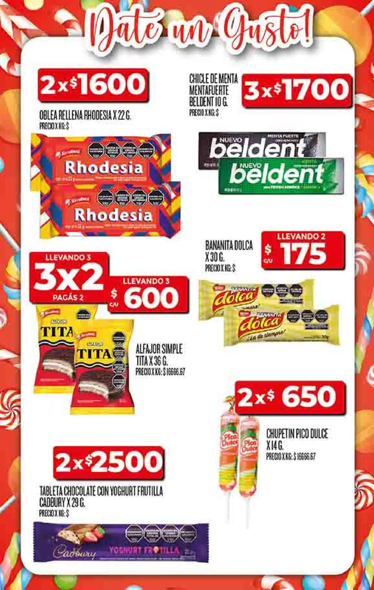 Supermercado DIA Ofertas - Salta y Jujuy │ válido desde el 27.08.2025 | Página: 11 | Productos: Tableta, Pico, Frutilla, Chicle