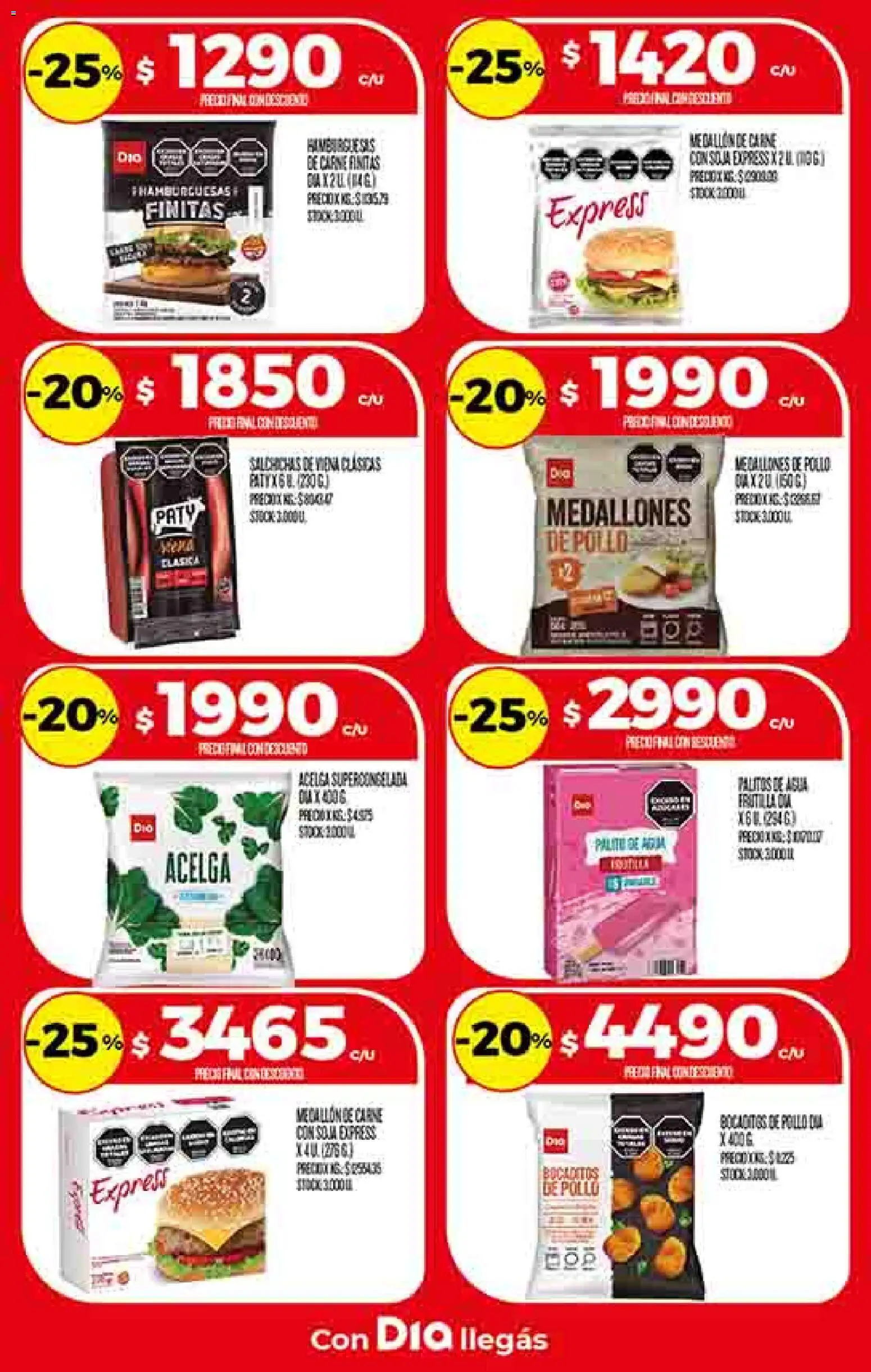 Dia - Ofertas - Salta y Jujuy │ válido desde el 26.11.2025 | Página: 5 | Productos: Pollo, Frutilla, Acelga, Agua