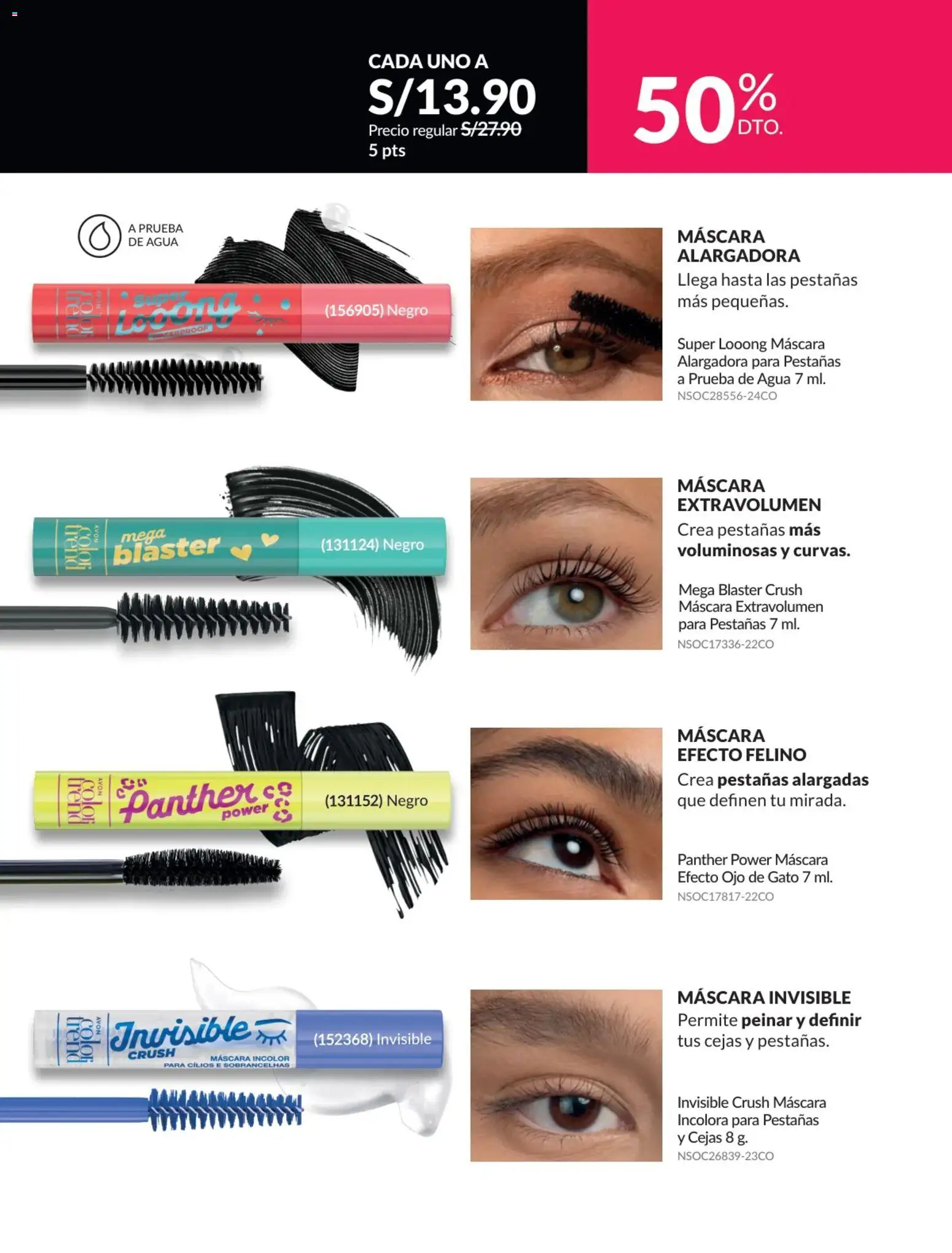 Catálogo Avon válido desde 20.02.2026 | Página: 11 | Productos: Máscara