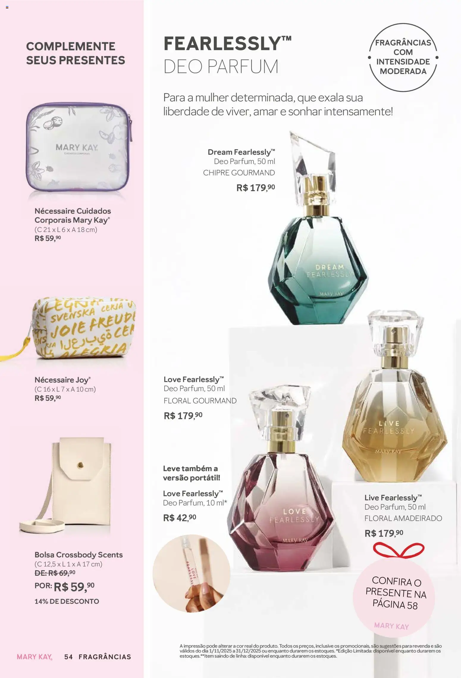 Mary Kay Folheto - válido de 01.11.2025 | Página: 54 | Produtos: Necessaire, Bolsa