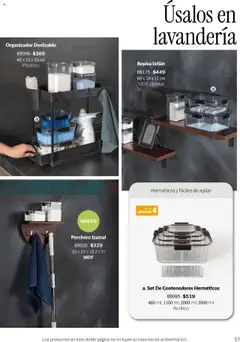 Vista previa de Vianney - Catálogo - Biasi, nuevo folleto de la tienda, válido en México a partir del 05.09.2025 | Página: 59 | Productos: Repisa, Organizador, Perchero