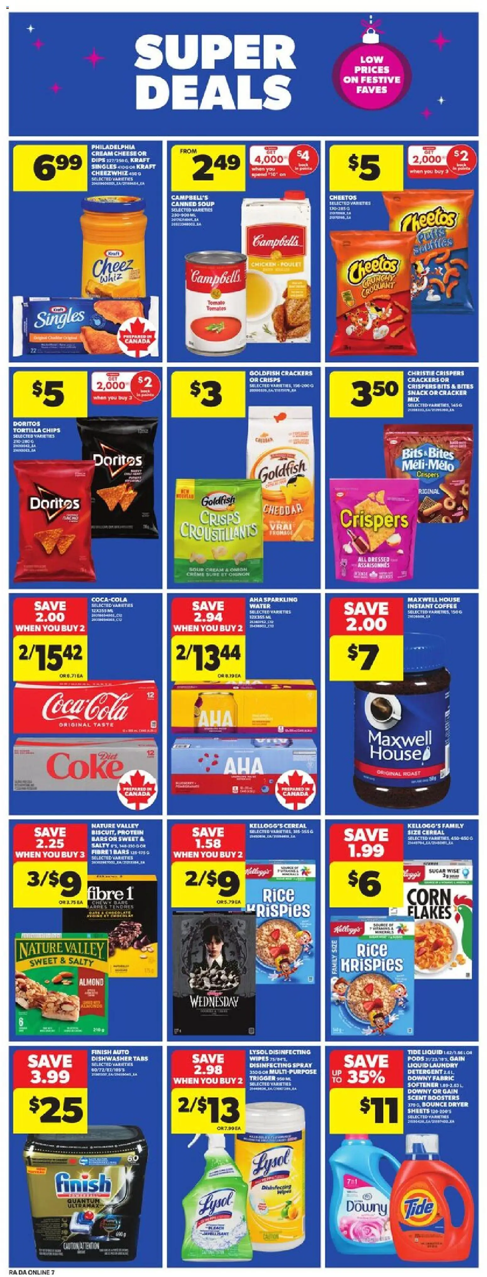 Atlantic Superstore flyer valid from 30.10.2025 | Page: 15 | Products: Rice, Chips, Flakes, Detergent