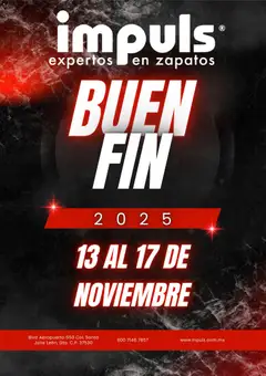 Vista previa de Impuls Buen Fin , nuevo folleto de la tienda, válido en México a partir del 13.11.2025