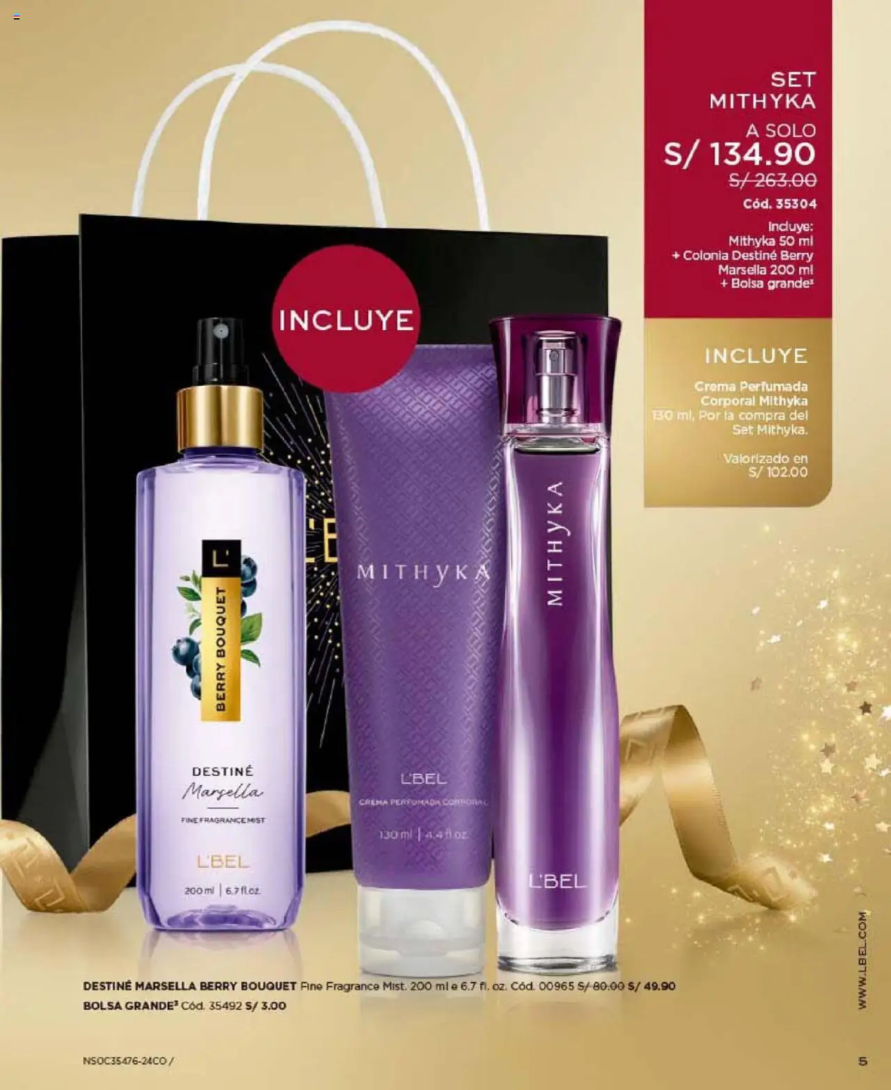 Catálogo L'Bel válido desde 24.10.2025 | Página: 5 | Productos: Crema, Bolsa